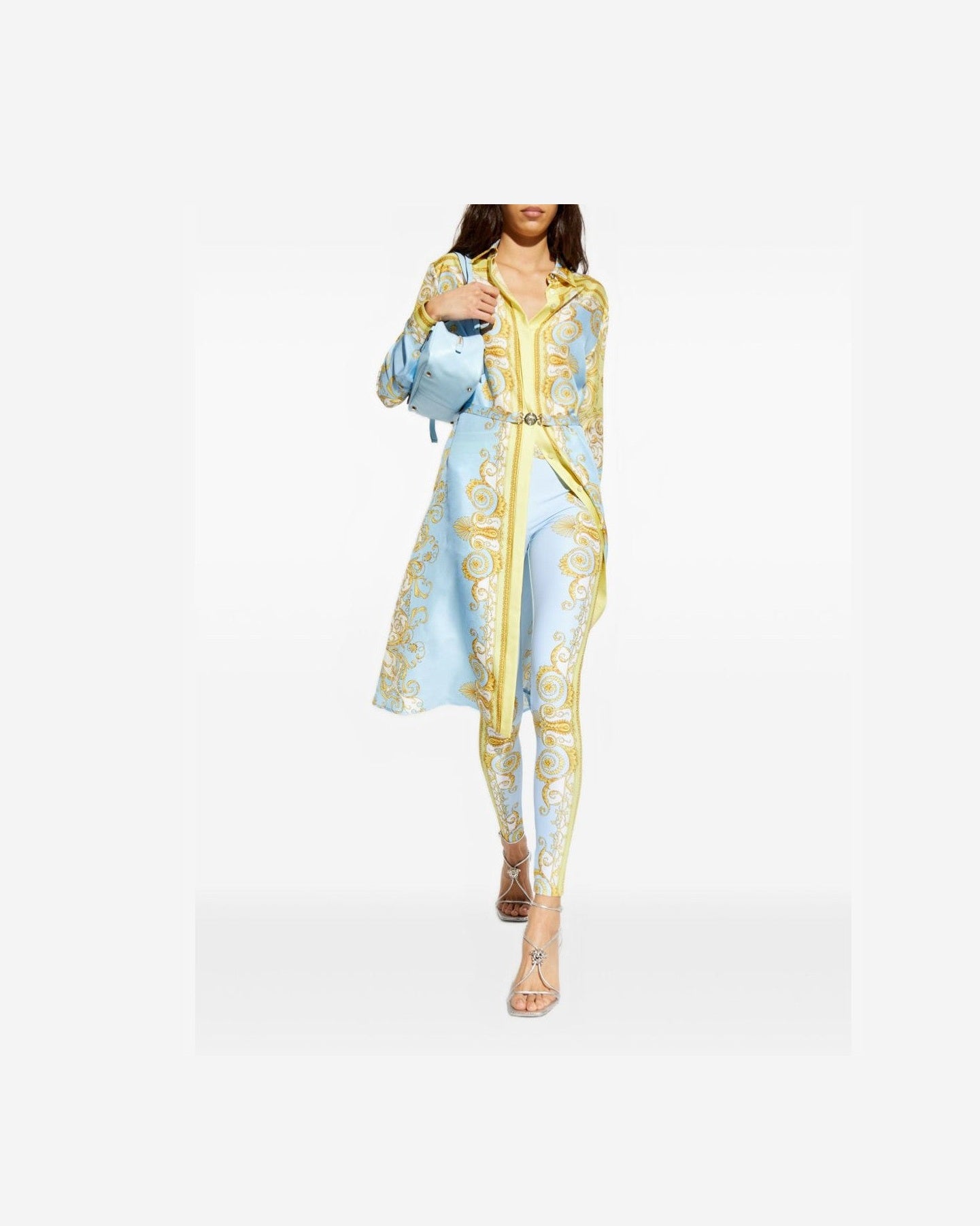Versace Clear Blue Trouser Trousers