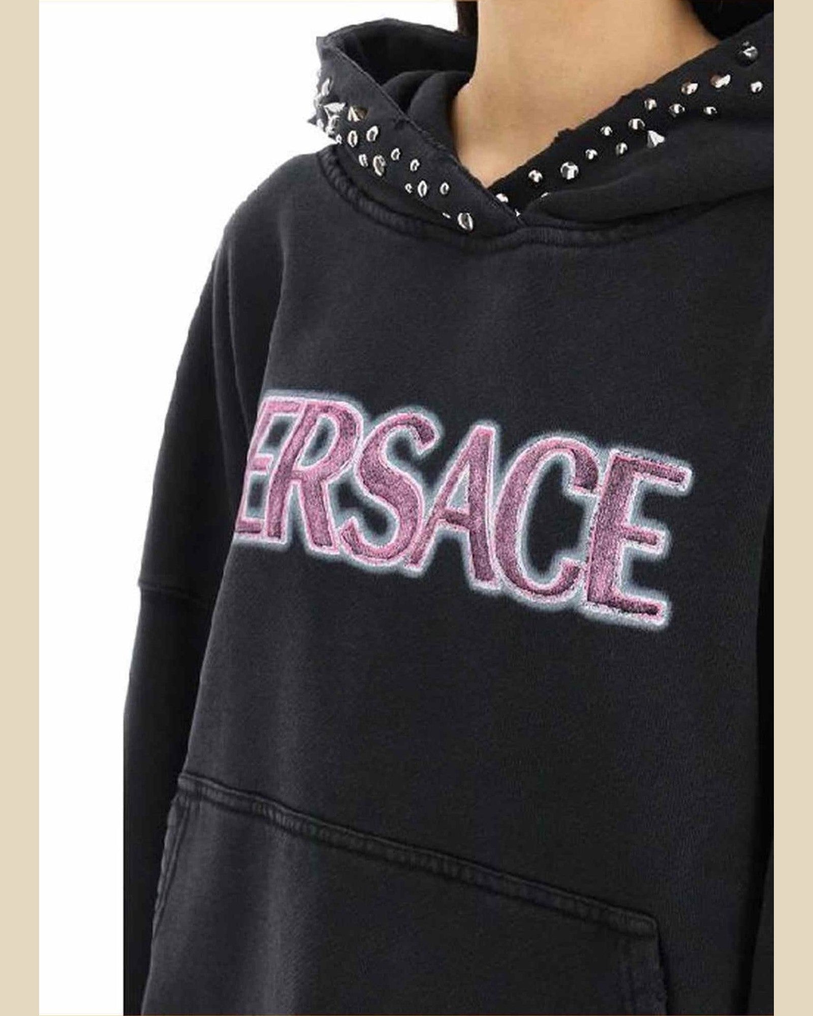 Versace Cotton Logo Sweat-Shirt Glam Steals