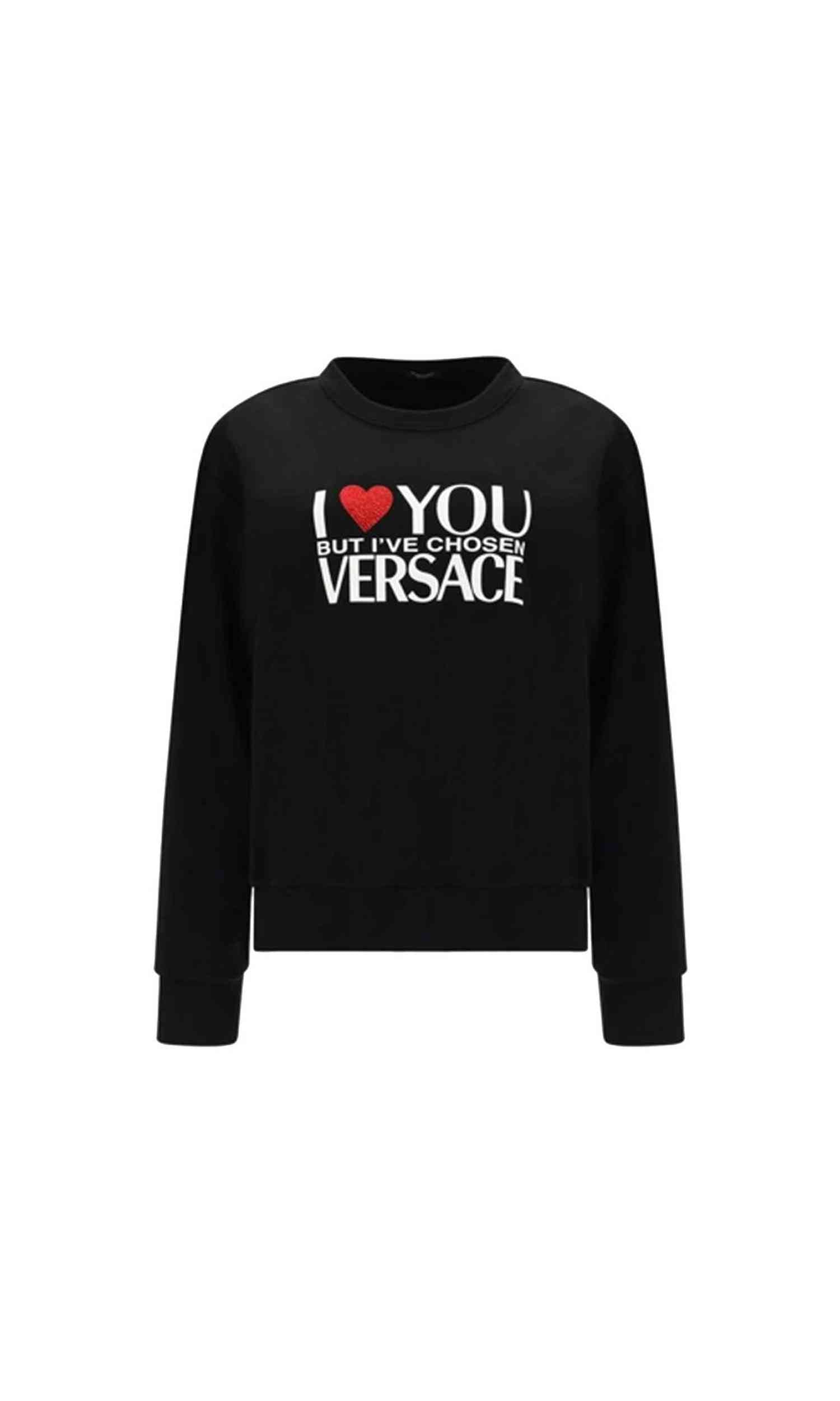Versace Cotton Logo Sweat-Shirt Glam Steals