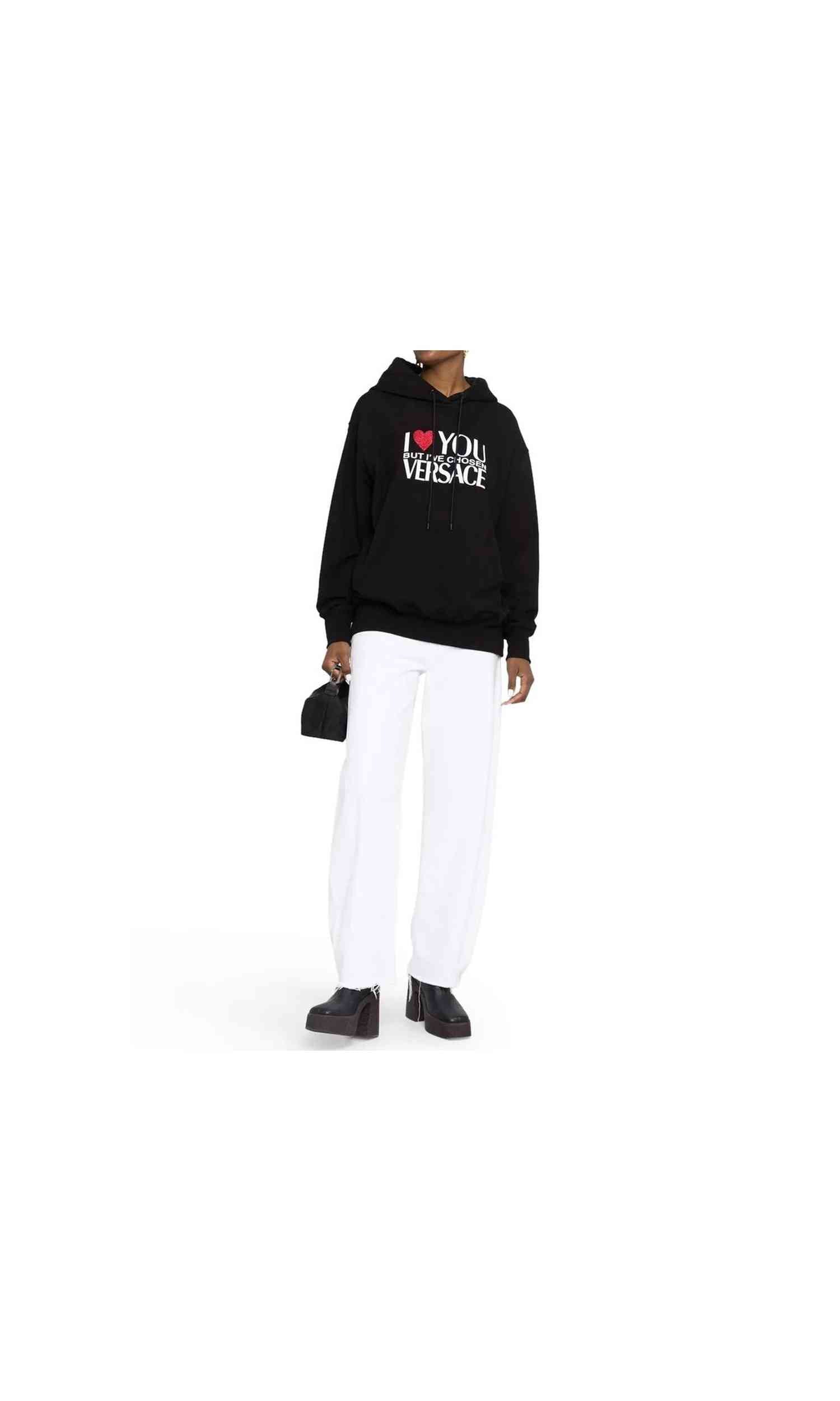 Versace Cotton Logo Sweat-Shirt Glam Steals
