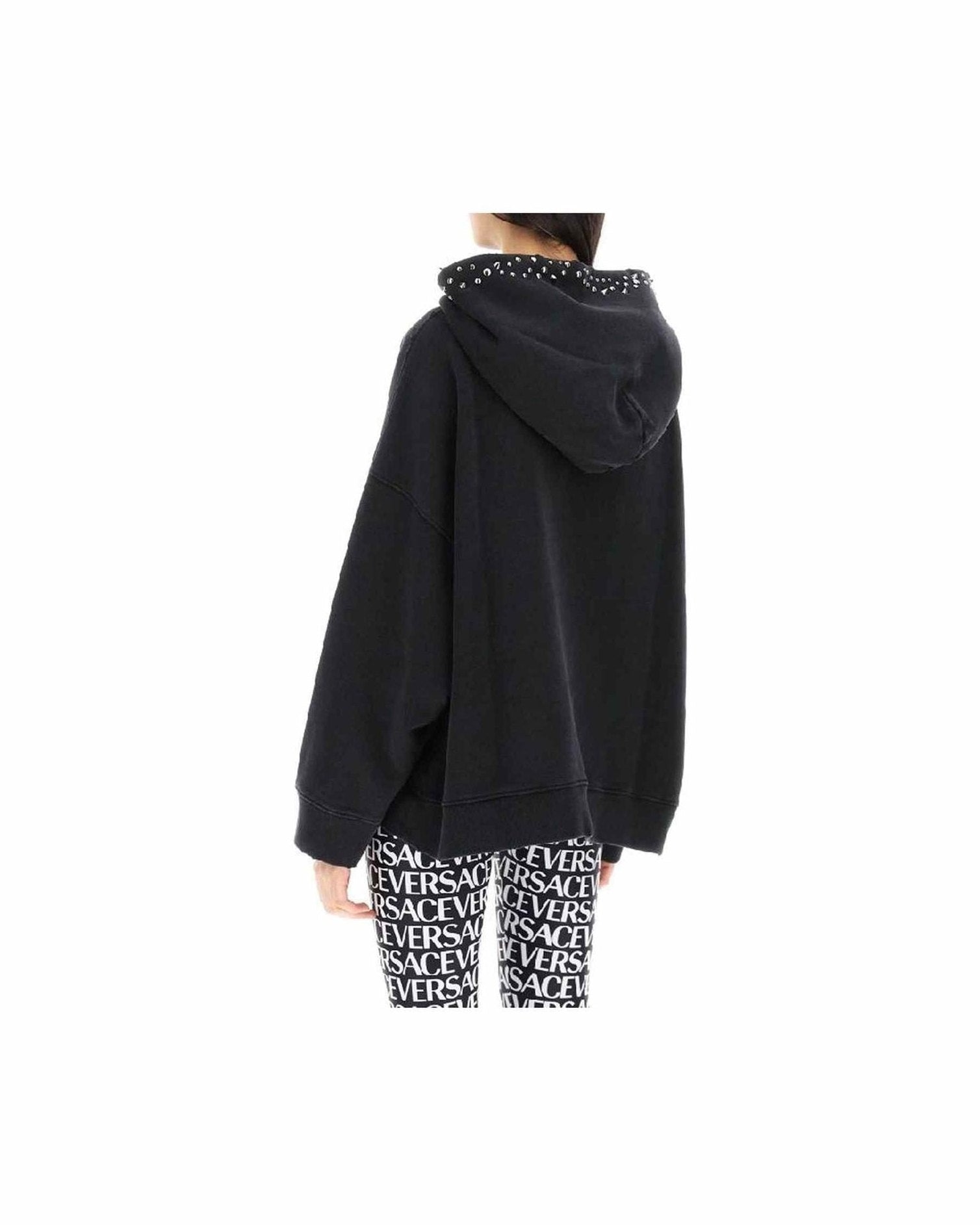 Versace Cotton Logo Sweat-Shirt Glam Steals