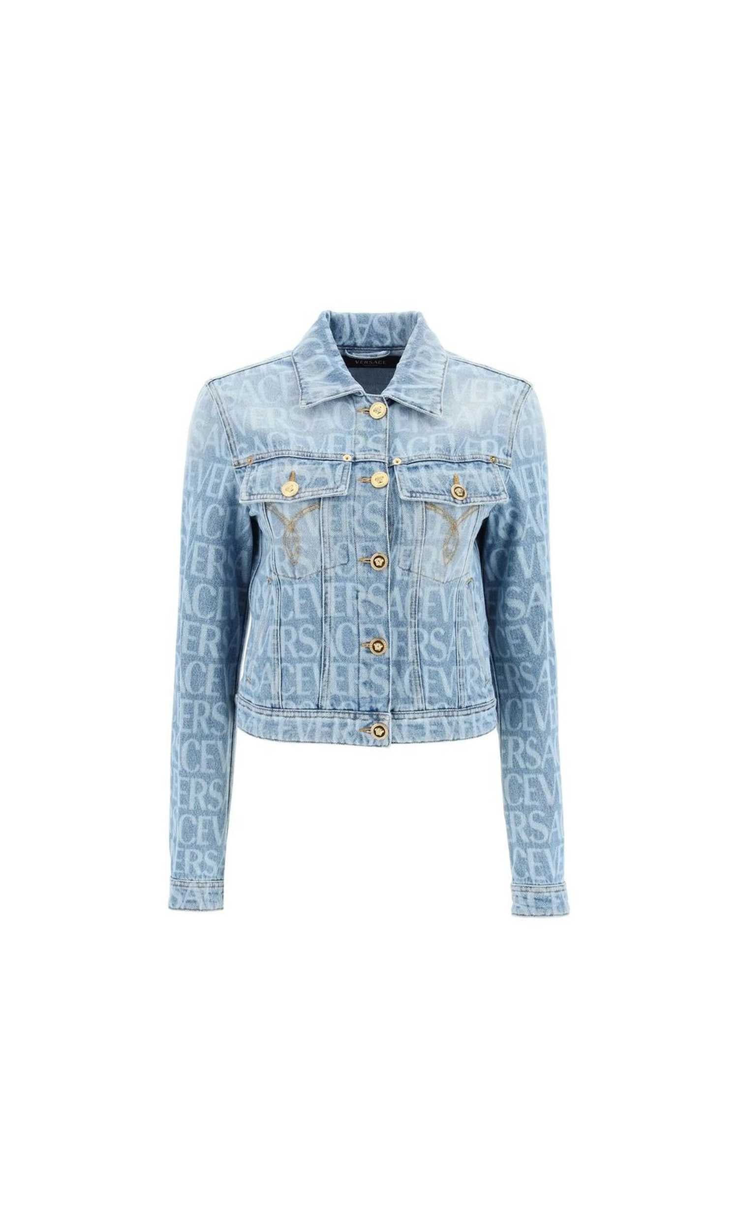Versace Denim Jacket Glam Steals