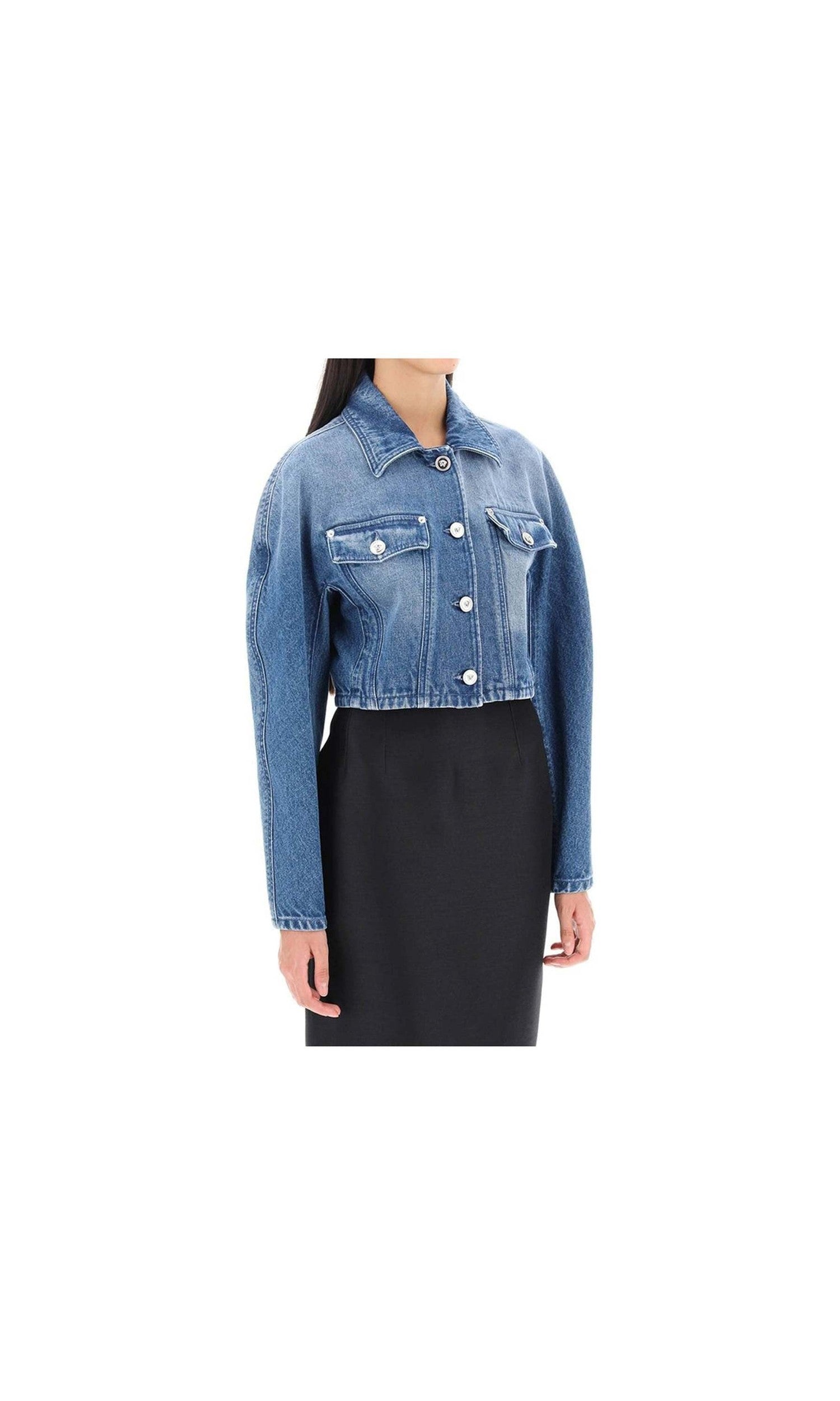 Versace Denim Jacket Glam Steals