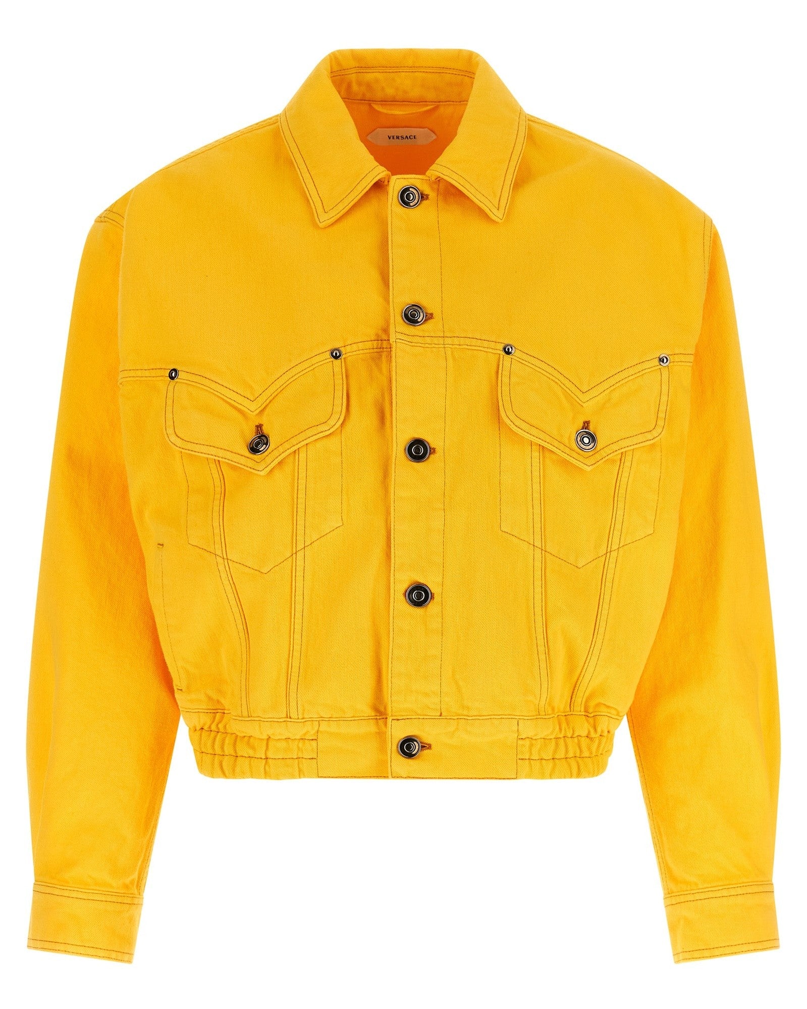 Versace Denim Over Bluson Jacket