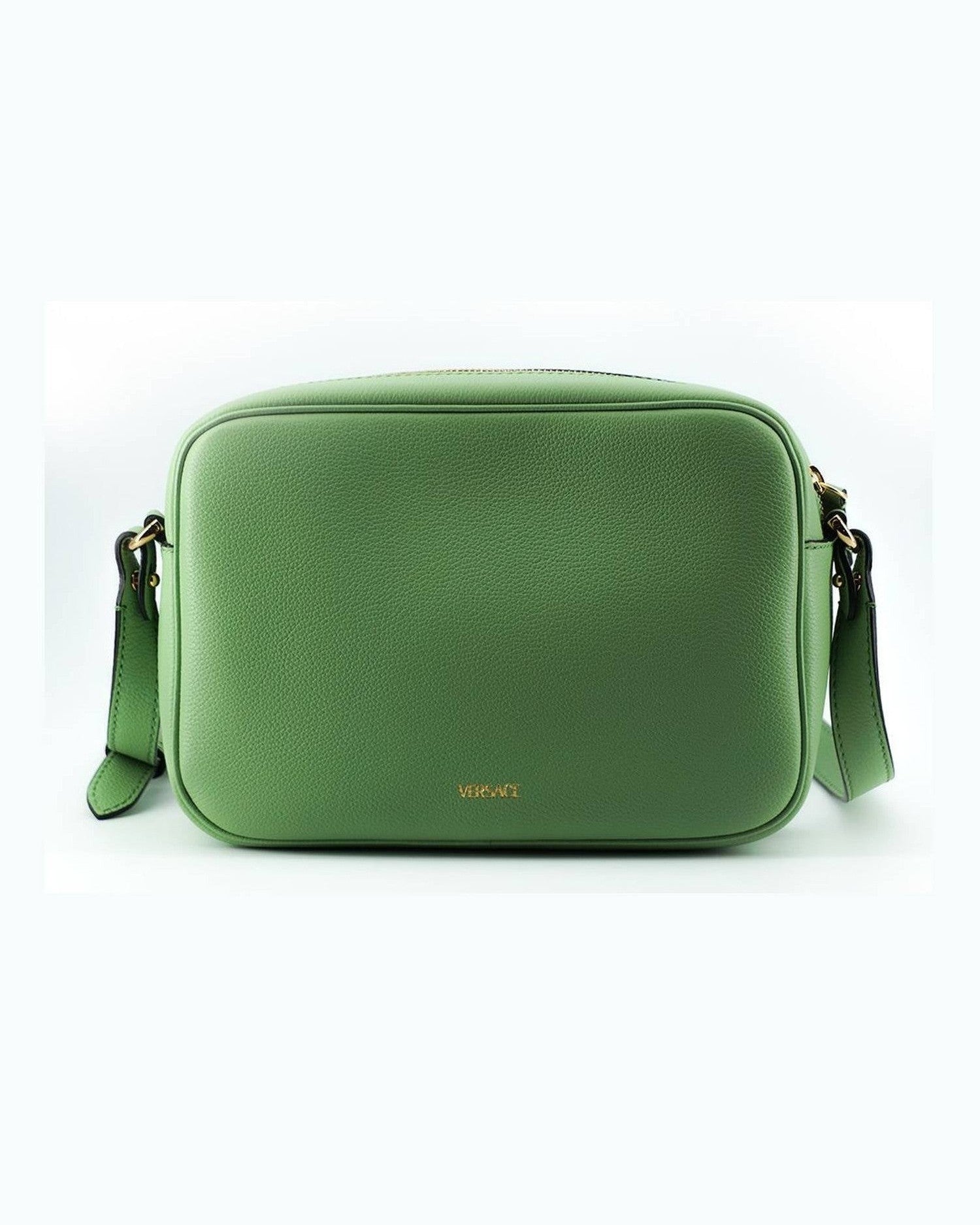 Versace Elegant Leather Camera Case Mint Green Bag Glam Steals