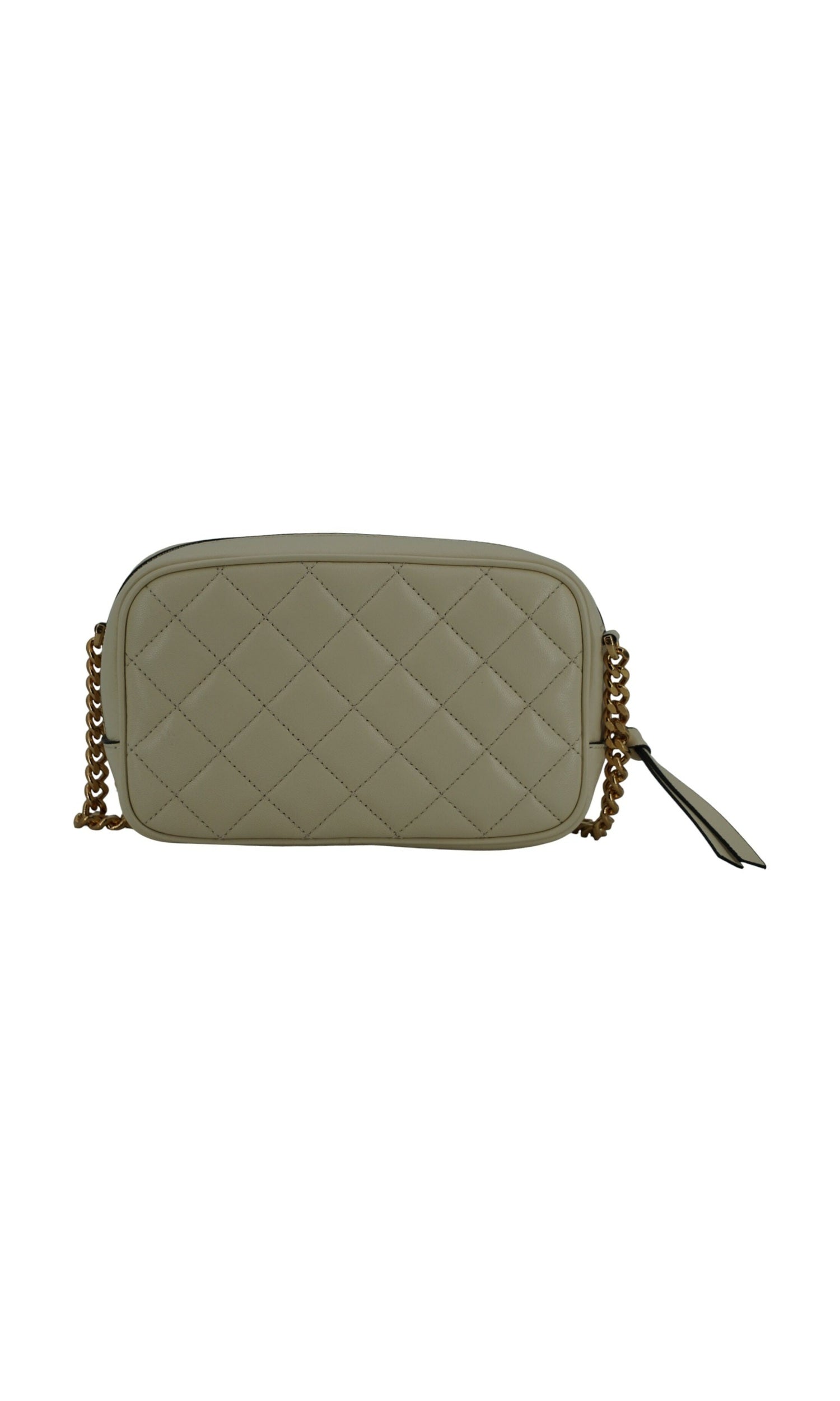 Versace Elegant Lamb Leather Camera White Bag Glam Steals