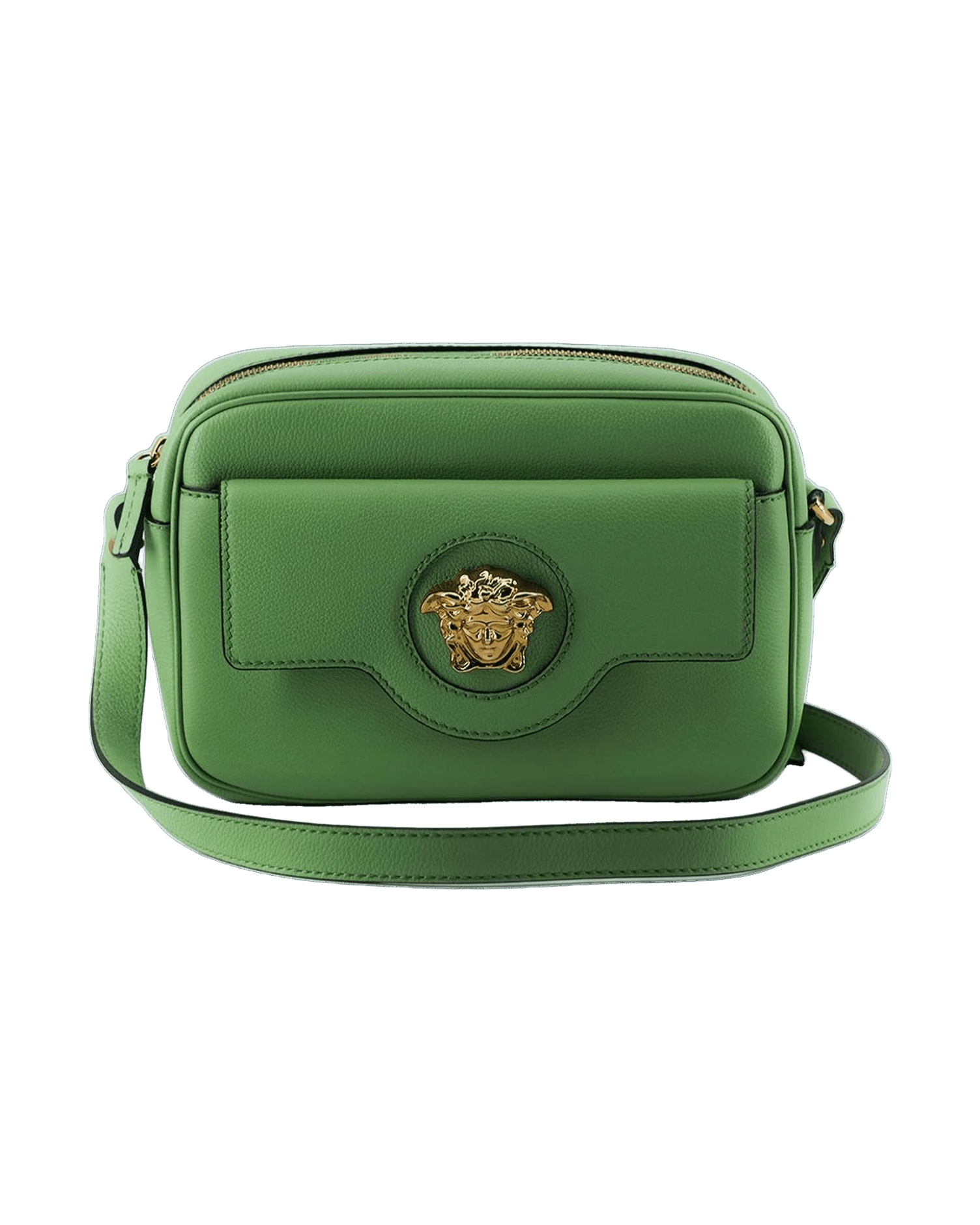 Versace Elegant Leather Camera Case Mint Green Bag Glam Steals