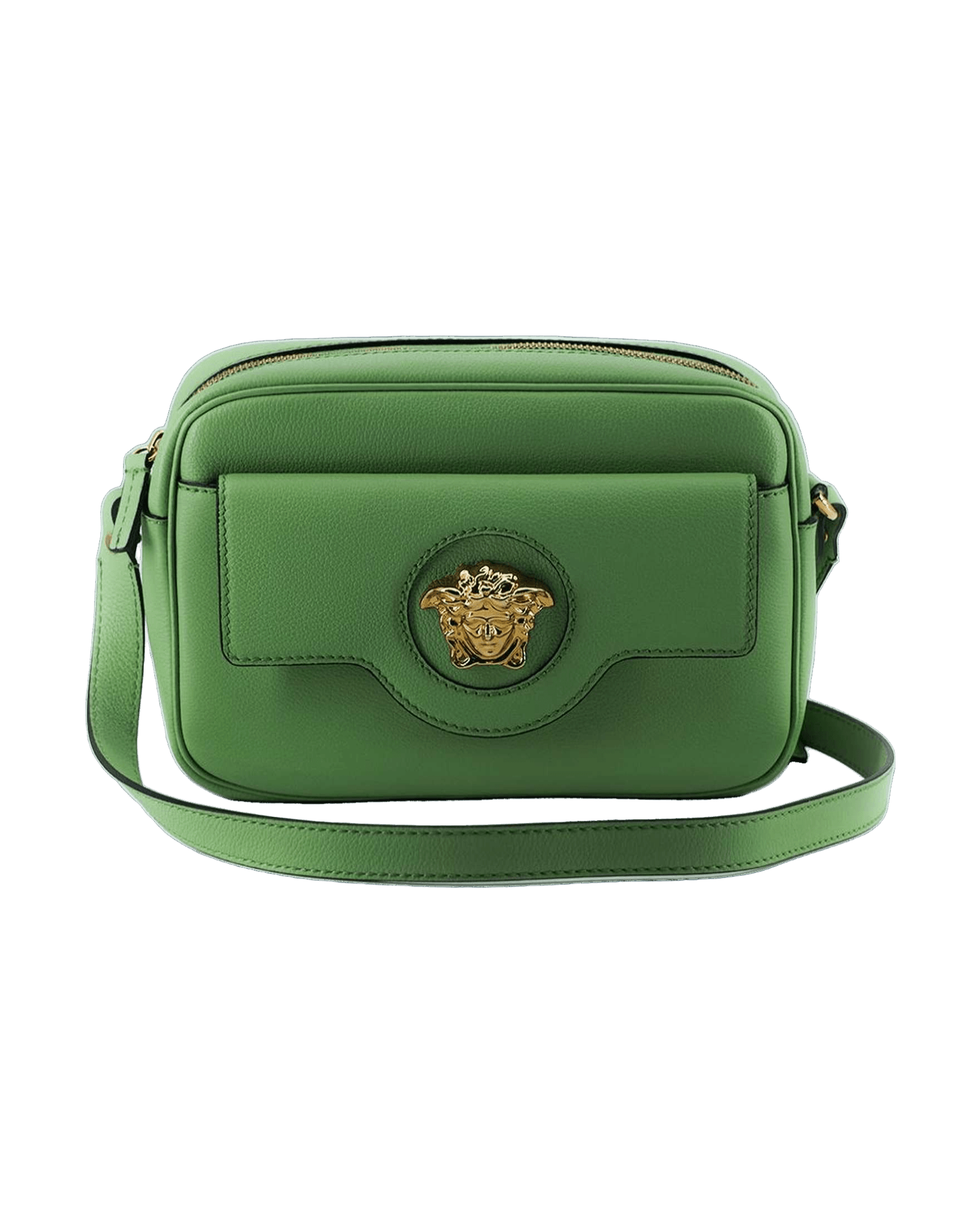 Versace Elegant Leather Camera Case Mint Green Bag Glam Steals