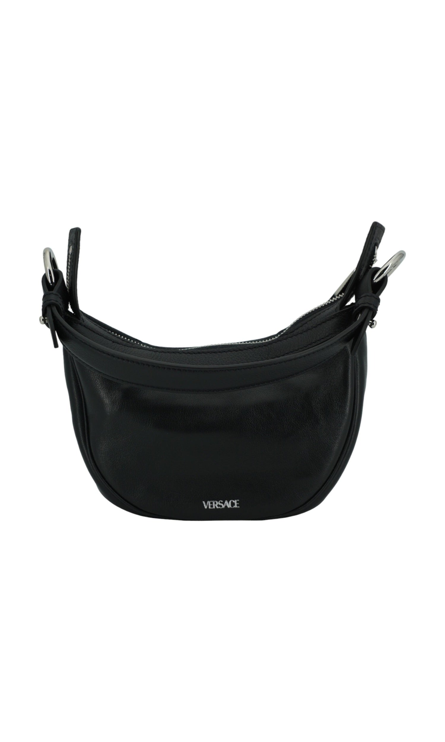Versace Elegant Mini Hobo Shoulder Black Bag Glam Steals