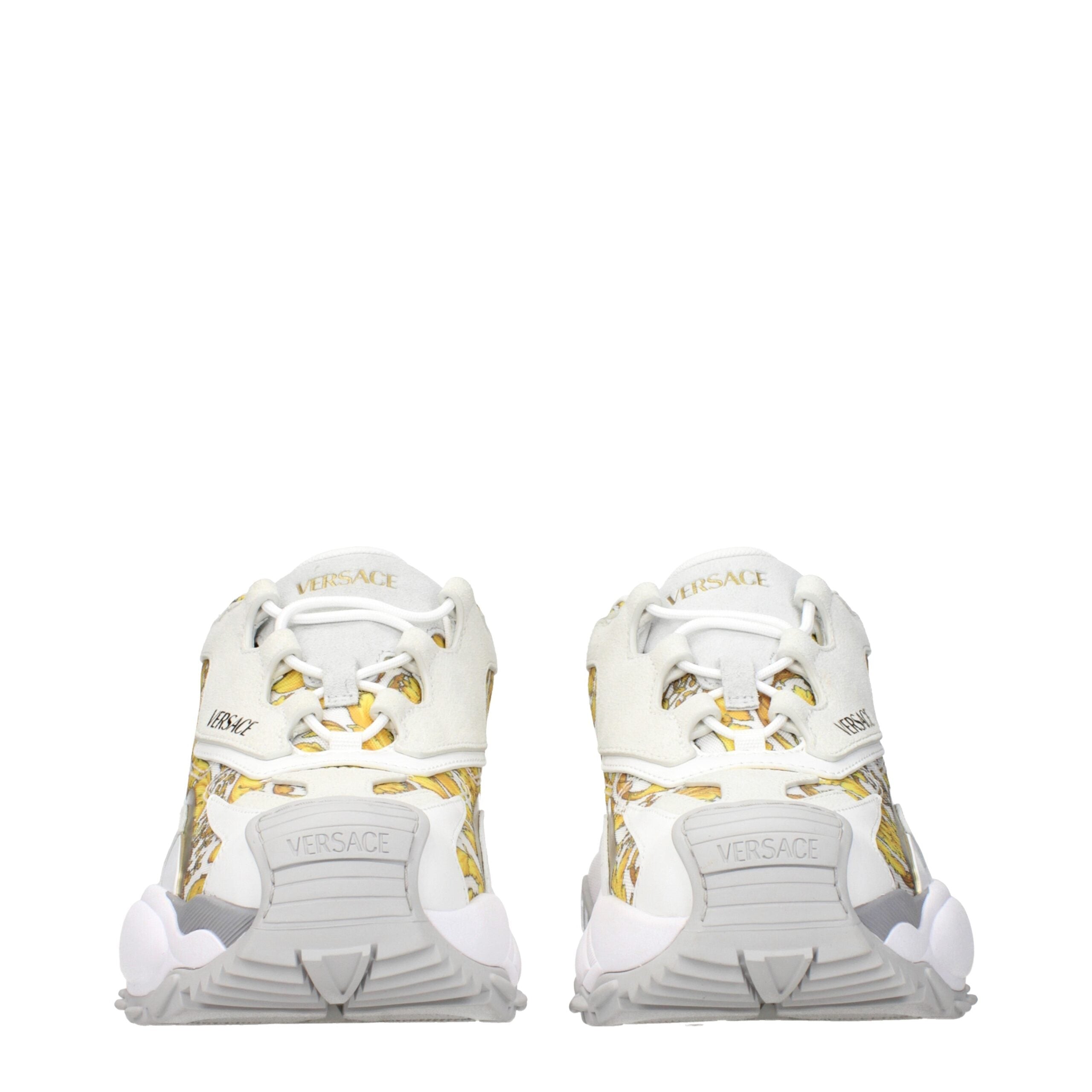 Versace Gold Fabric Low Top Glam Steals