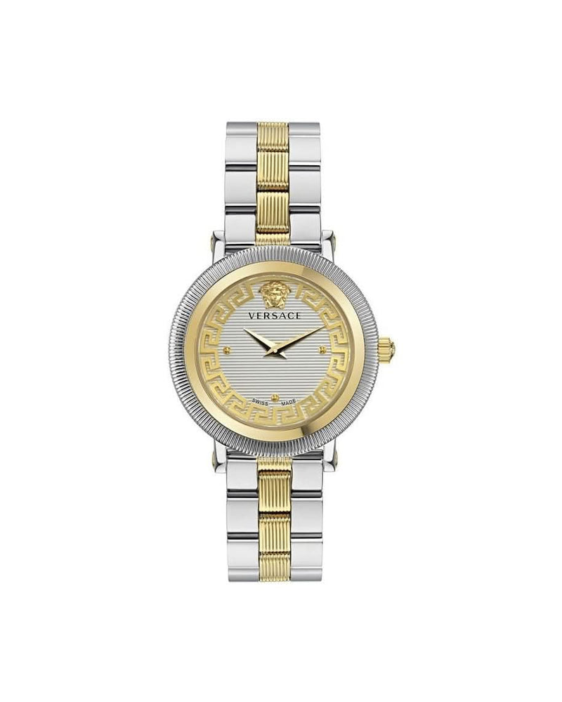 Versace Gray Stainless Steel Dress Watch 