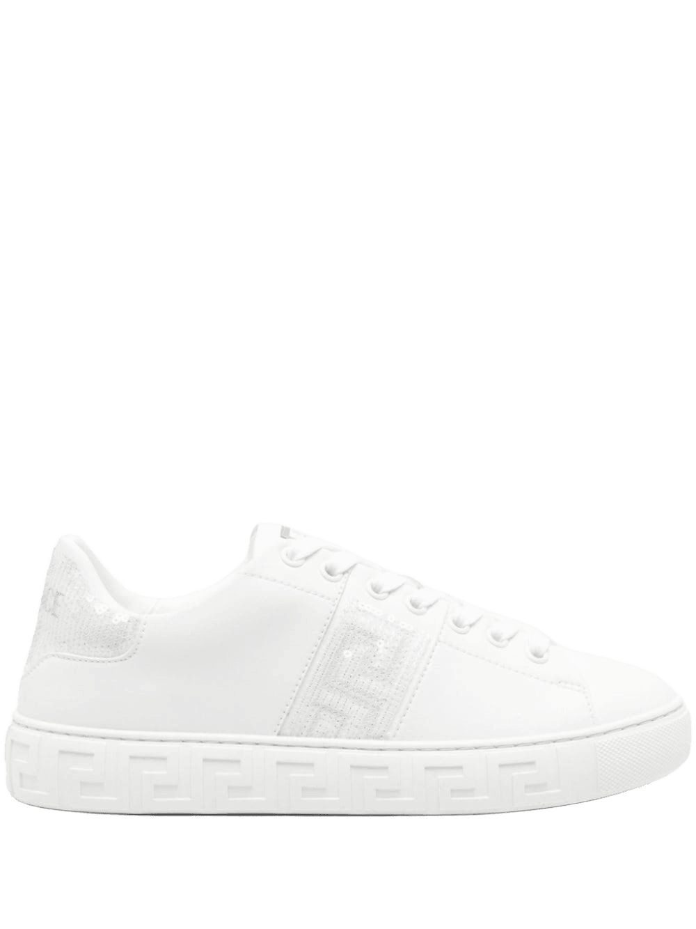 Versace Greca Embellished Sneakers Glam Steals