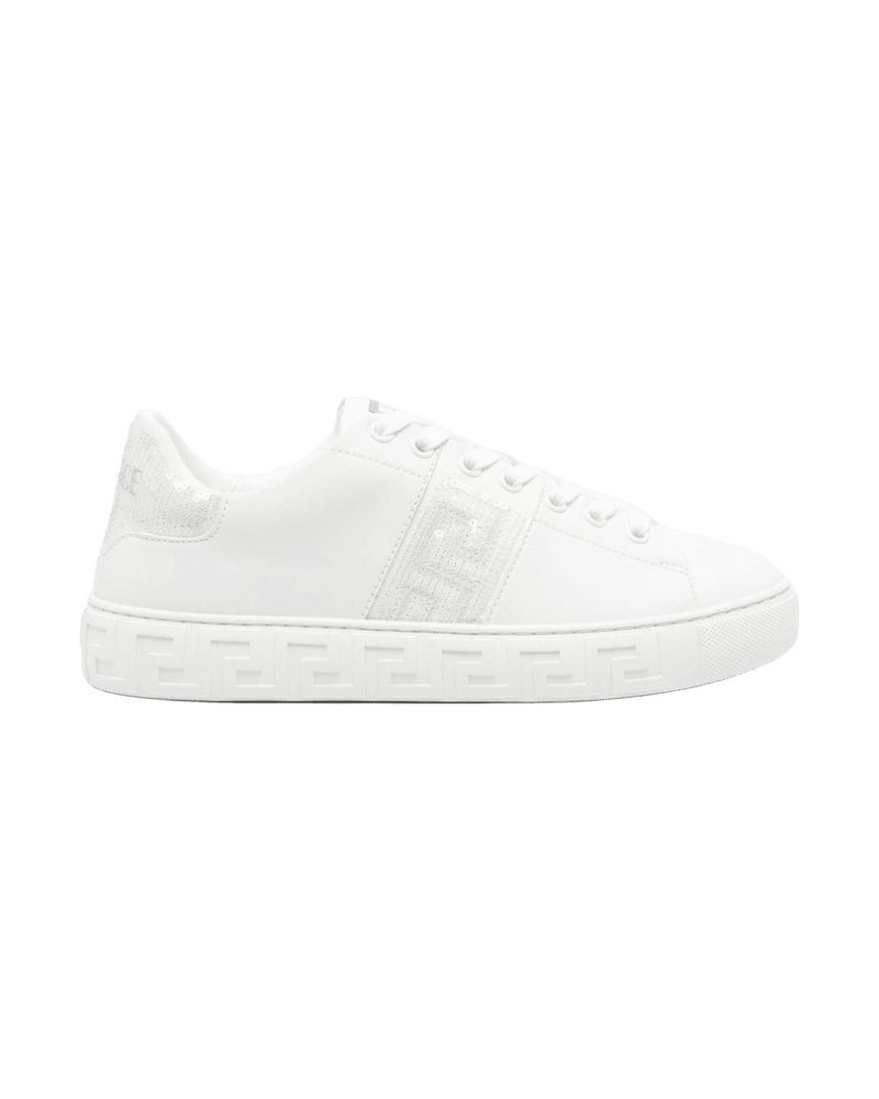 Versace Greca Embellished Sneakers Glam Steals