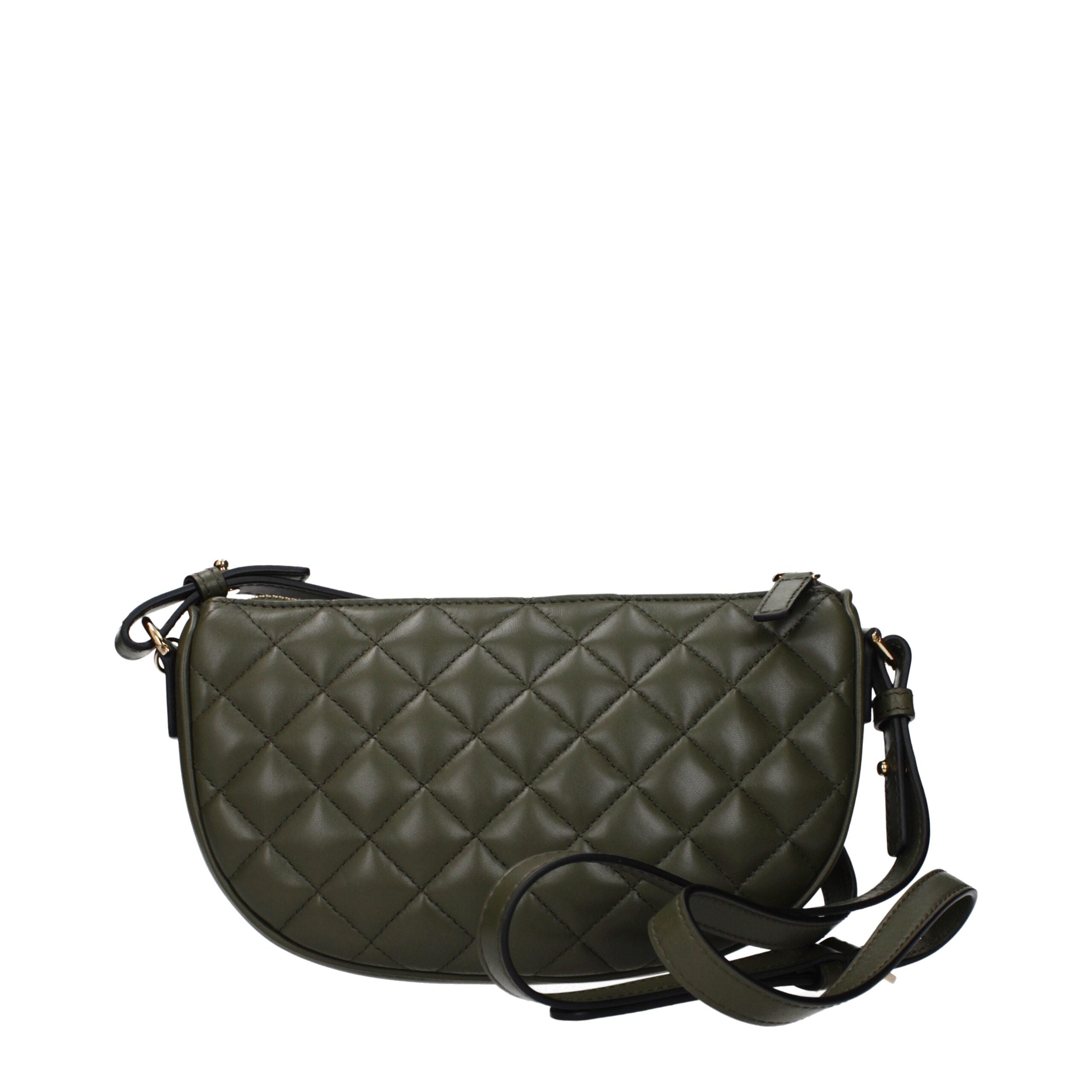 Versace Green Leather Handbag Glam Steals