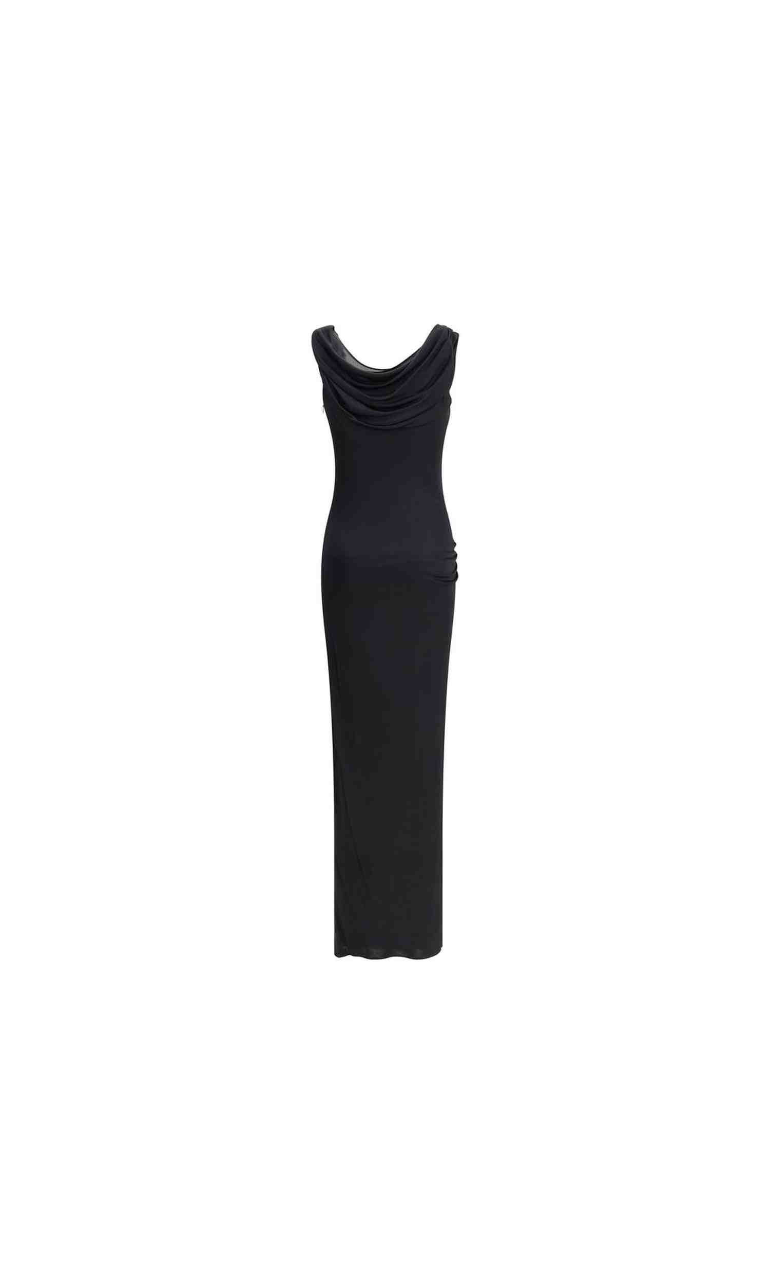 Versace Jersey Draped Long Dress Glam Steals