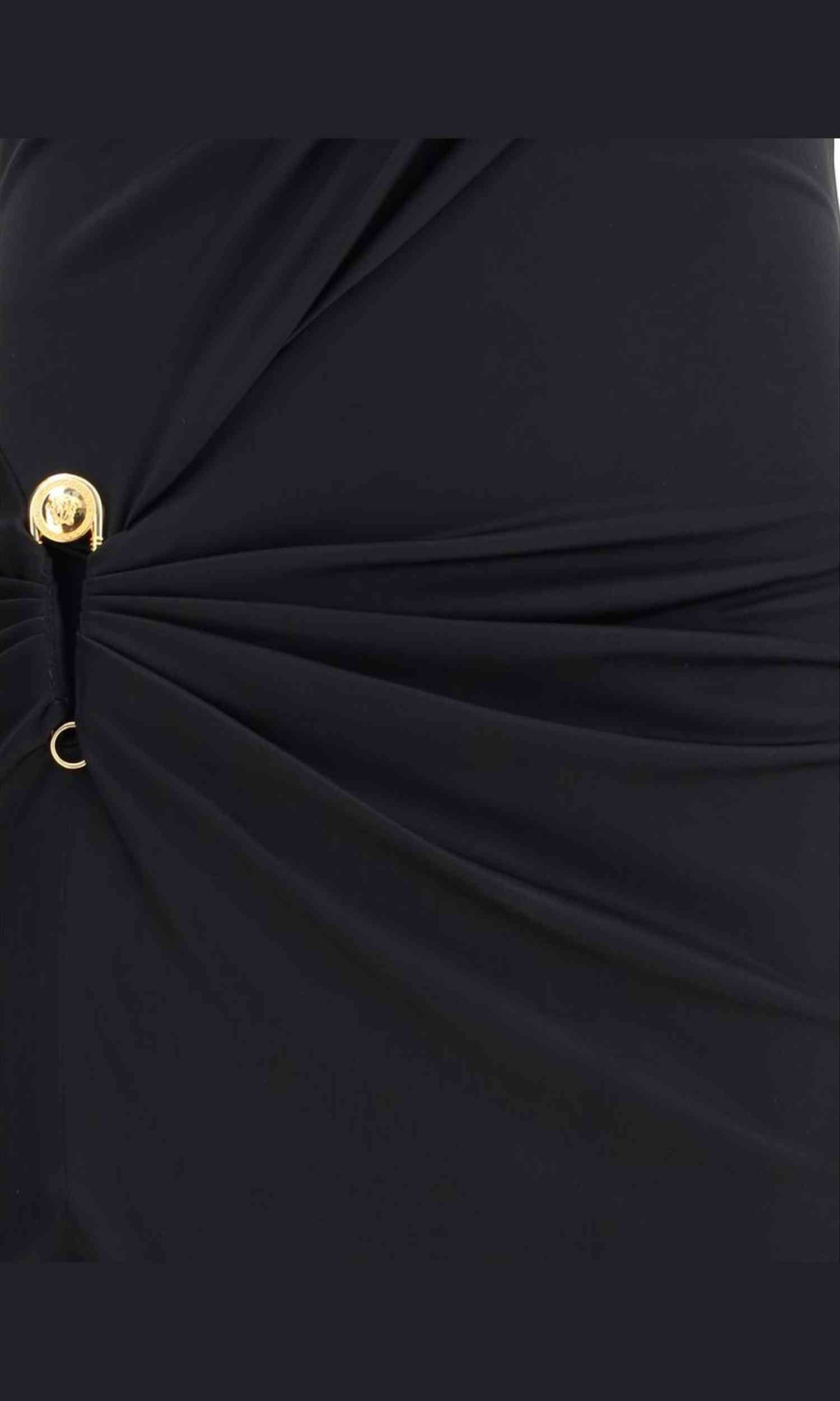Versace Jersey Draped Long Dress Glam Steals