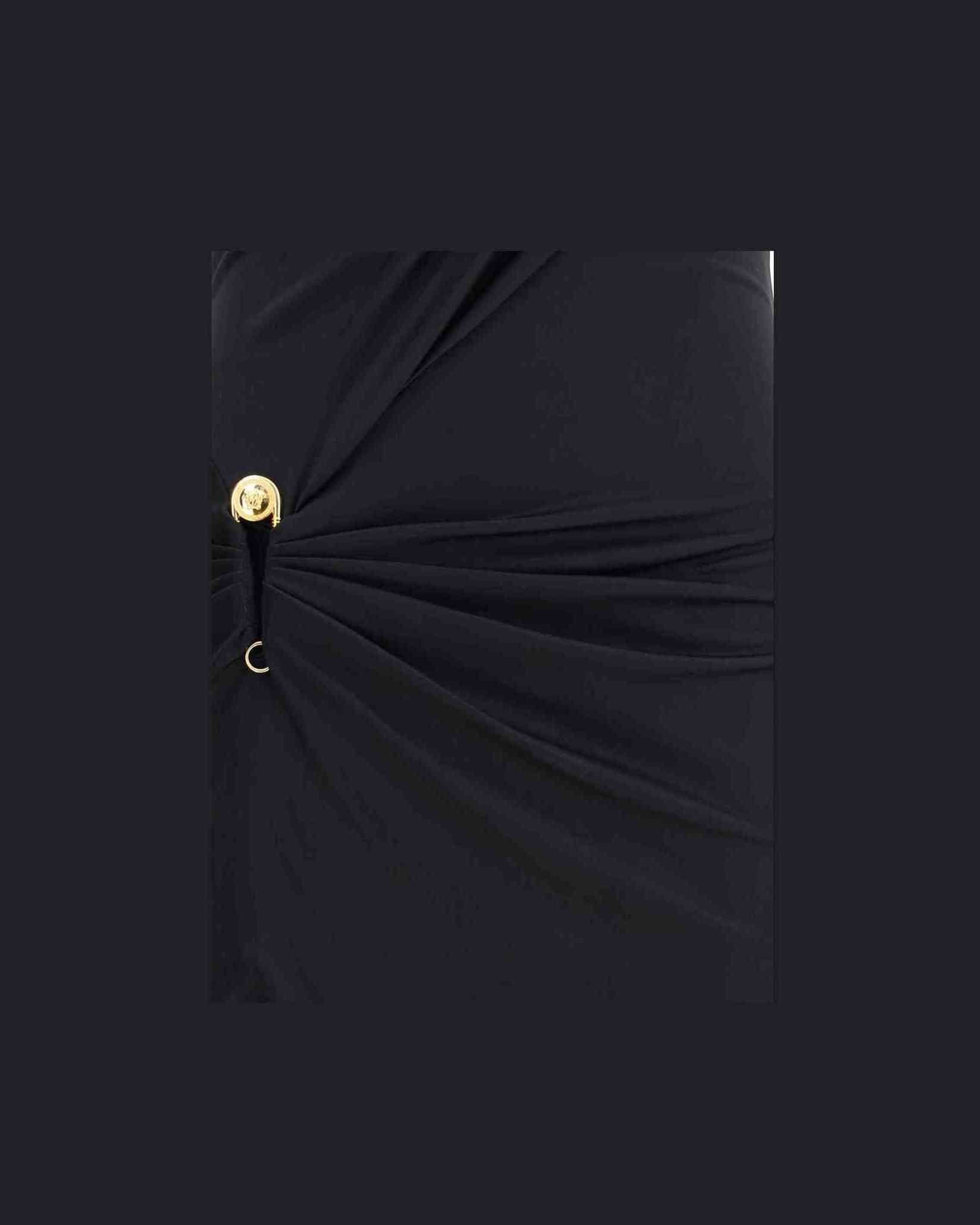 Versace Jersey Draped Long Dress Glam Steals