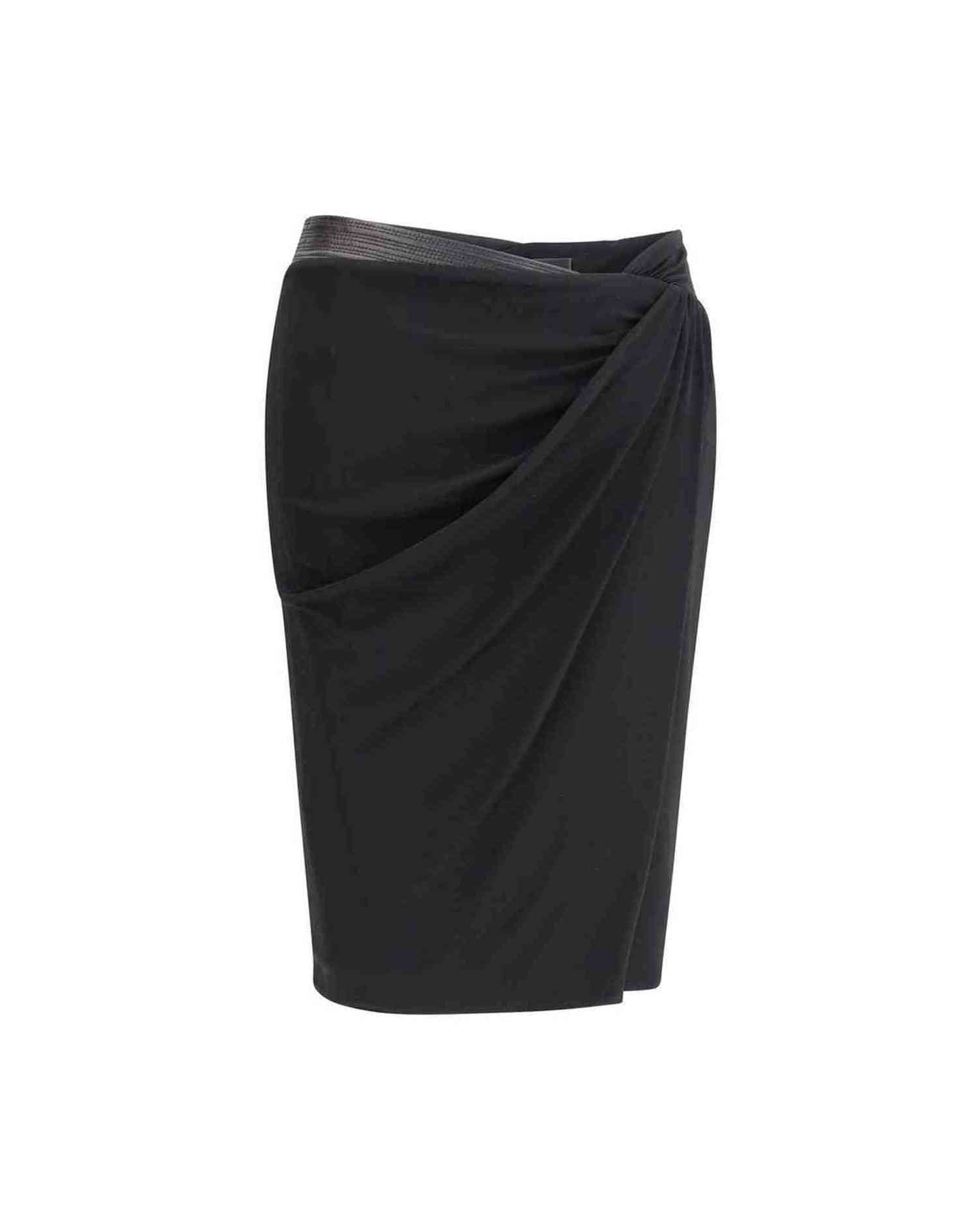 Versace Jersey Draped Skirt Glam Steals