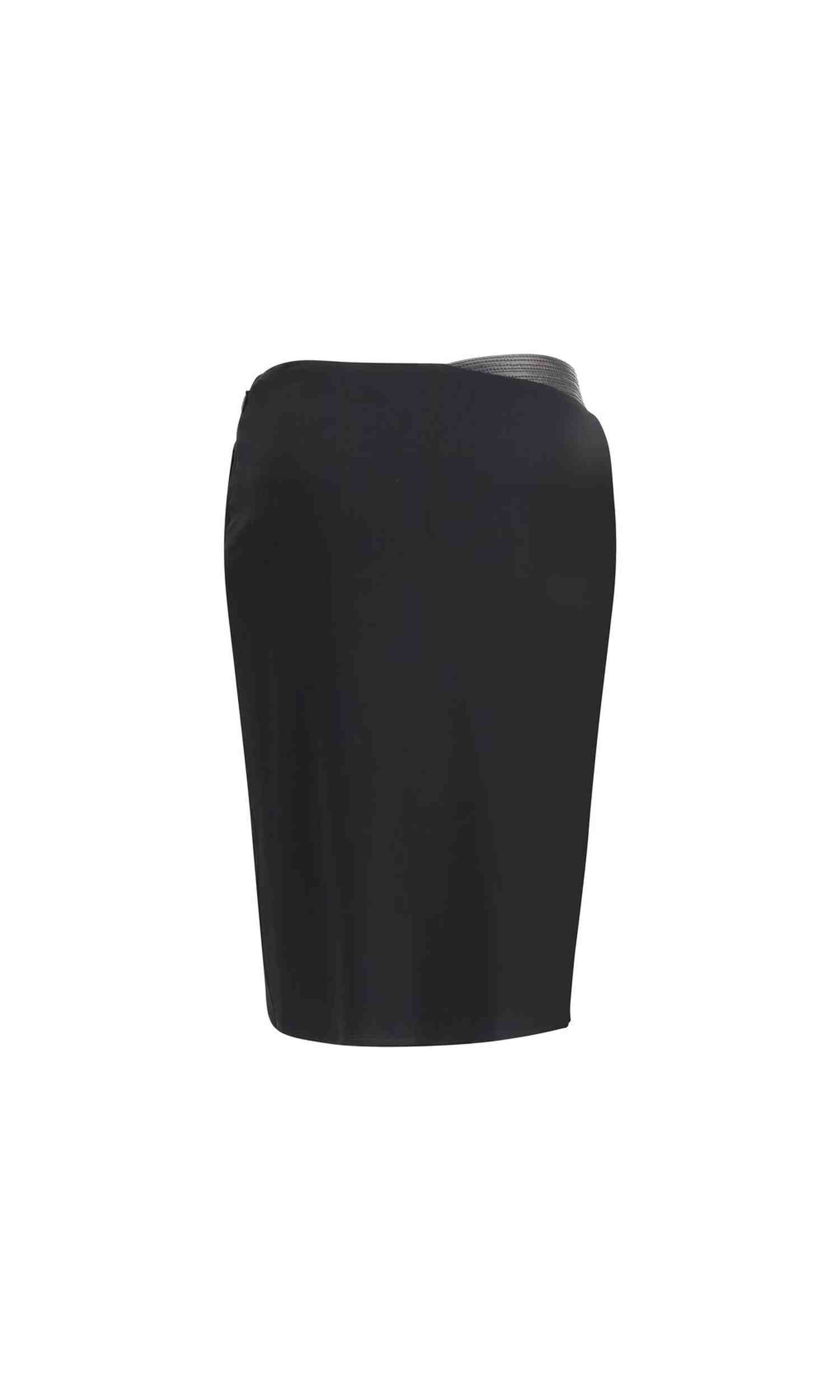 Versace Jersey Draped Skirt Glam Steals
