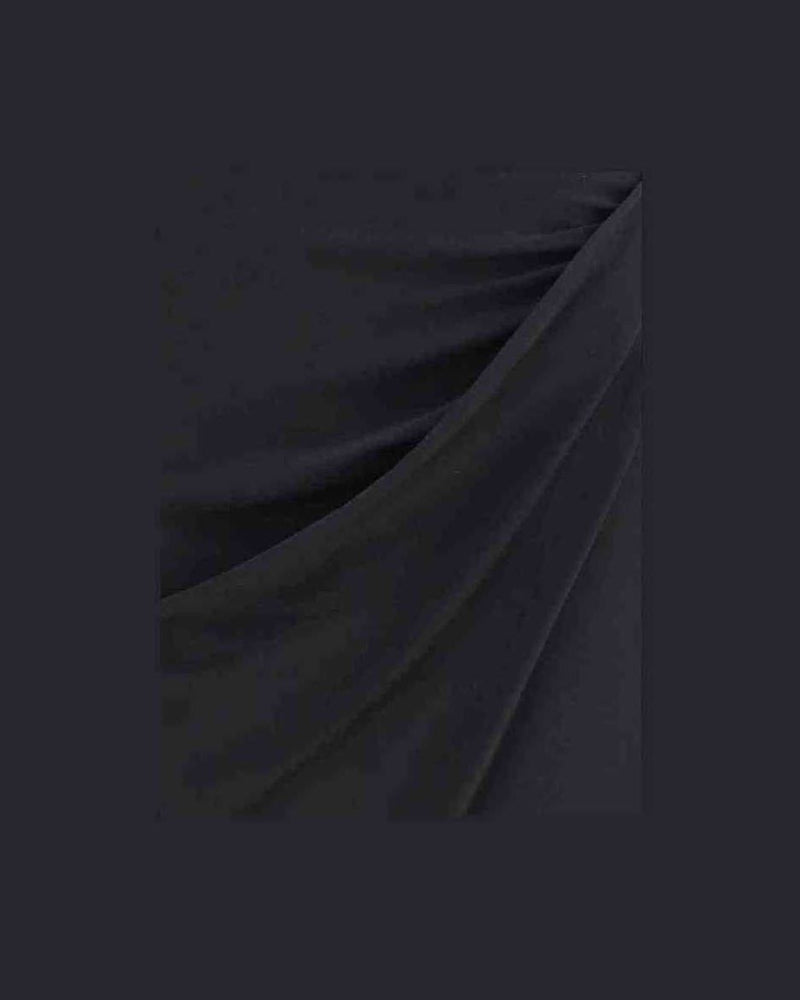 Versace Jersey Draped Skirt Glam Steals