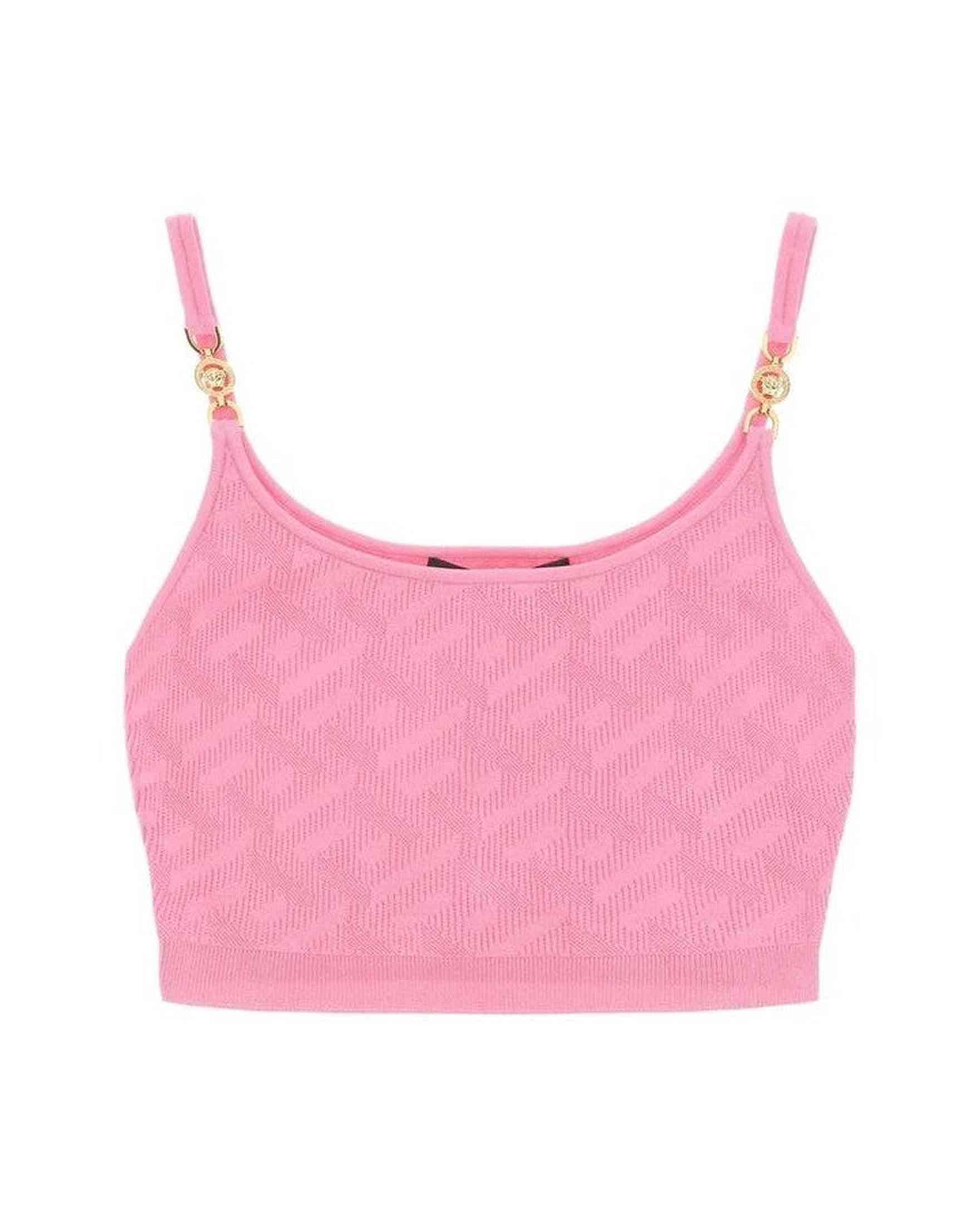 Versace La Greca Cropped Top Glam Steals