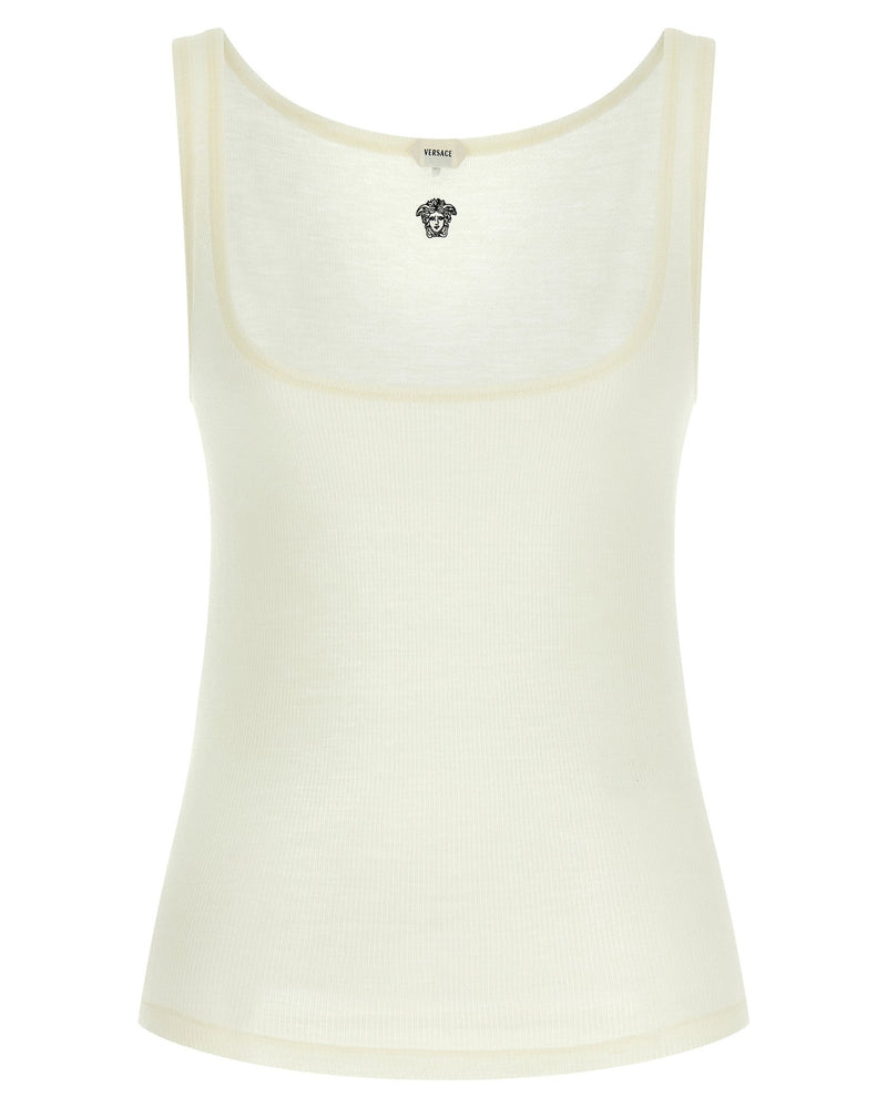 Versace La Medusa Embroidery Top Glam Steals