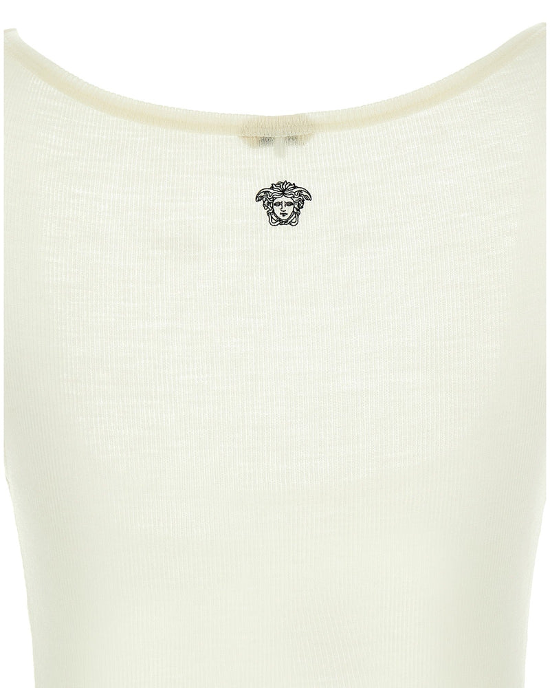Versace La Medusa Embroidery Top Glam Steals
