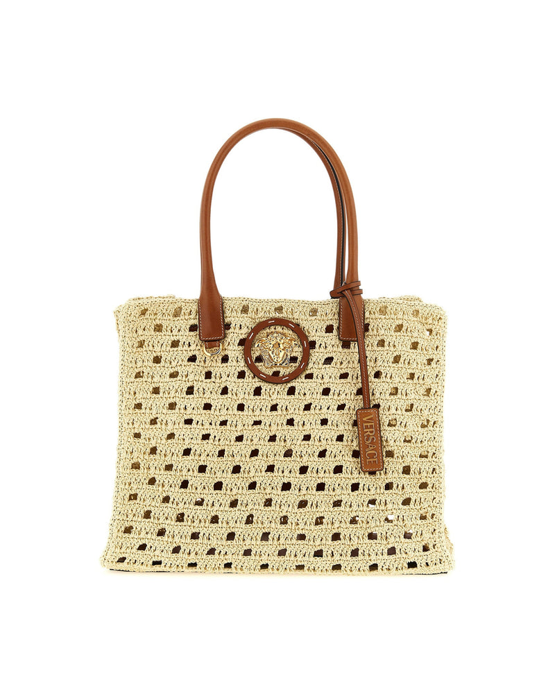 Versace La Medusa Large Shopping Bag Glam Steals