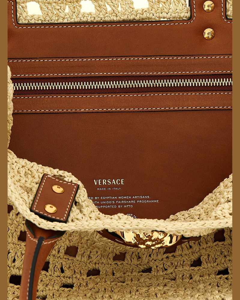 Versace La Medusa Large Shopping Bag Glam Steals