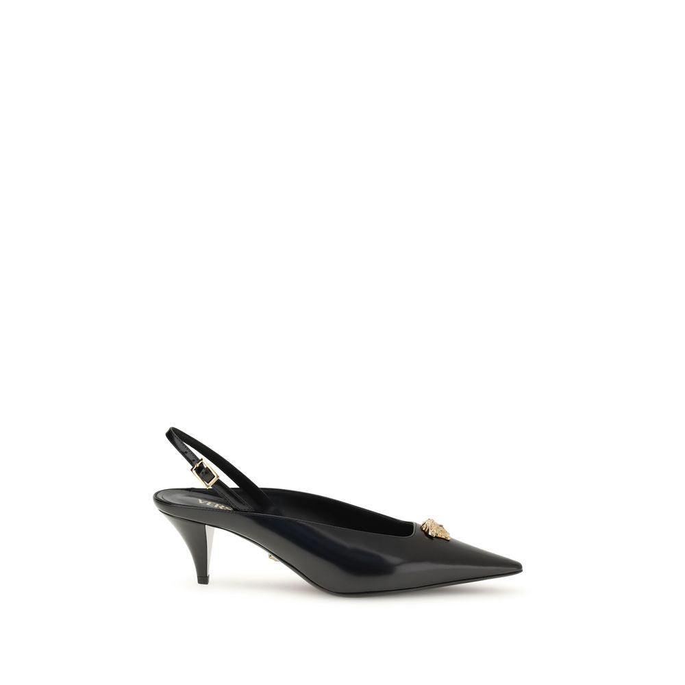 Versace La Medusa Slingback Pumps Glam Steals