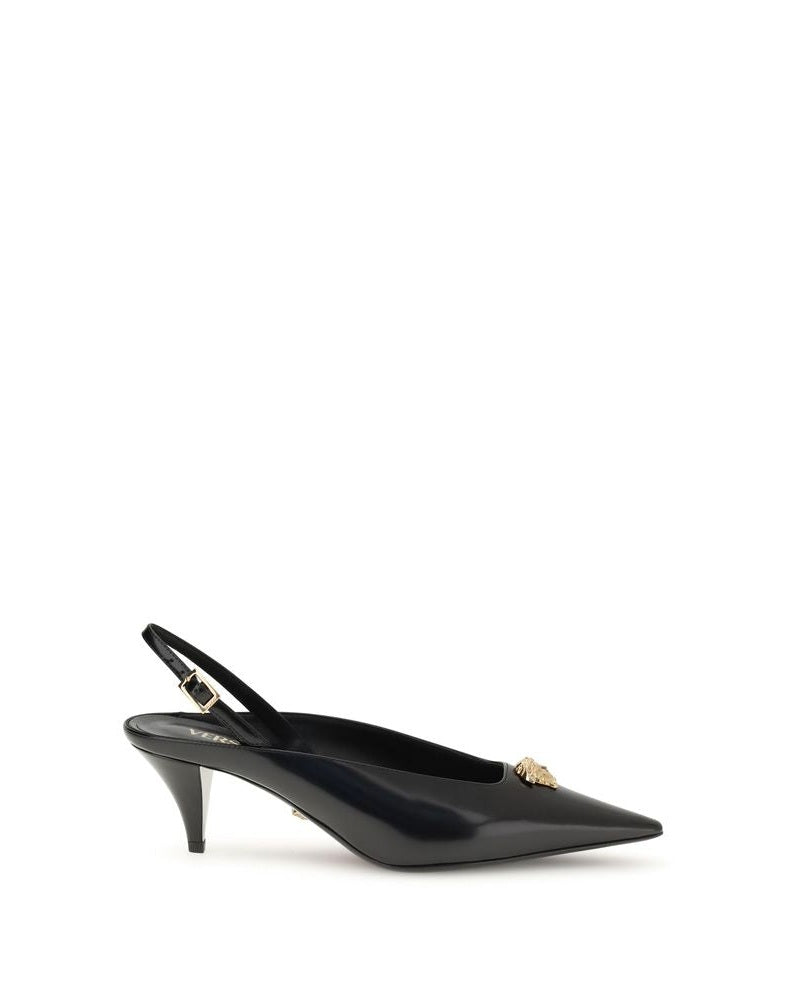 Versace La Medusa Slingback Pumps Glam Steals