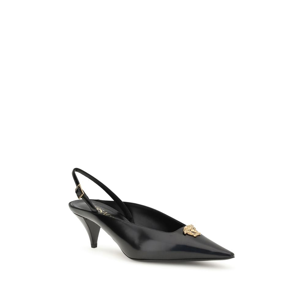Versace La Medusa Slingback Pumps Glam Steals