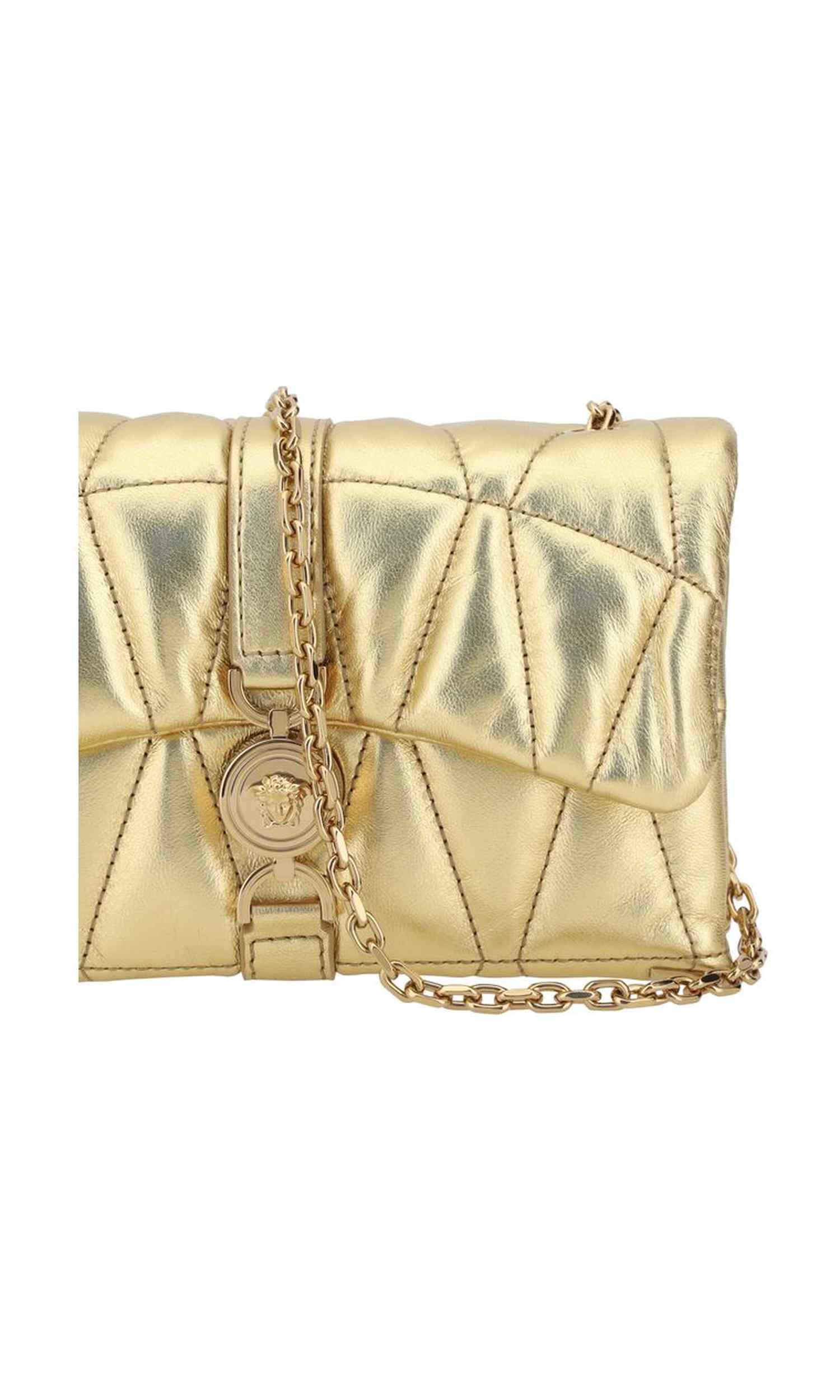 Versace Lambskin Kleio Mini Shoulder Bag Glam Steals