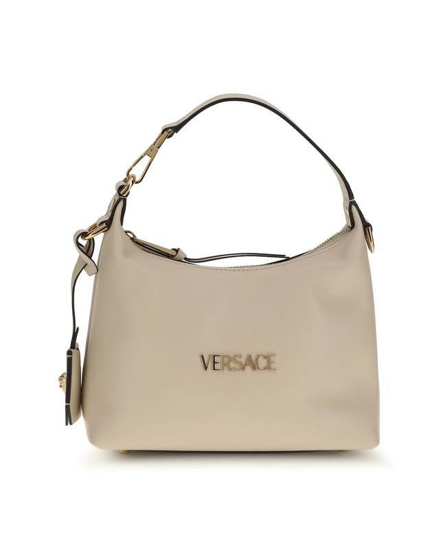 Versace Leather Cream Calf Bos Taurus Shoulder Bag Glam Steals