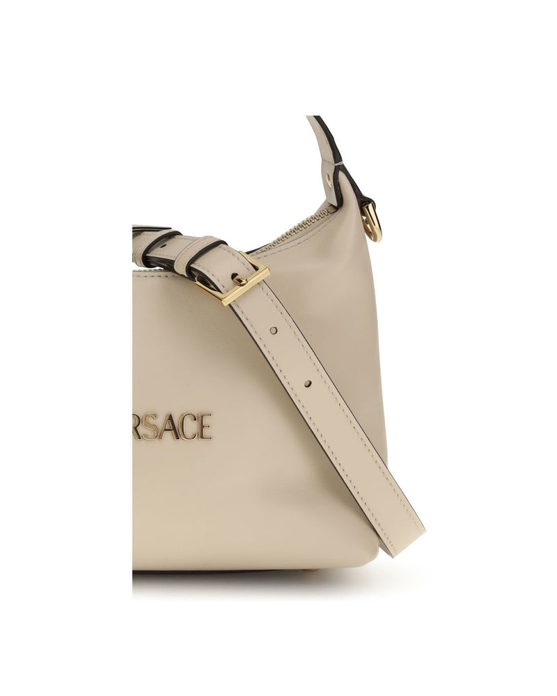 Versace Leather Cream Calf Bos Taurus Shoulder Bag Glam Steals