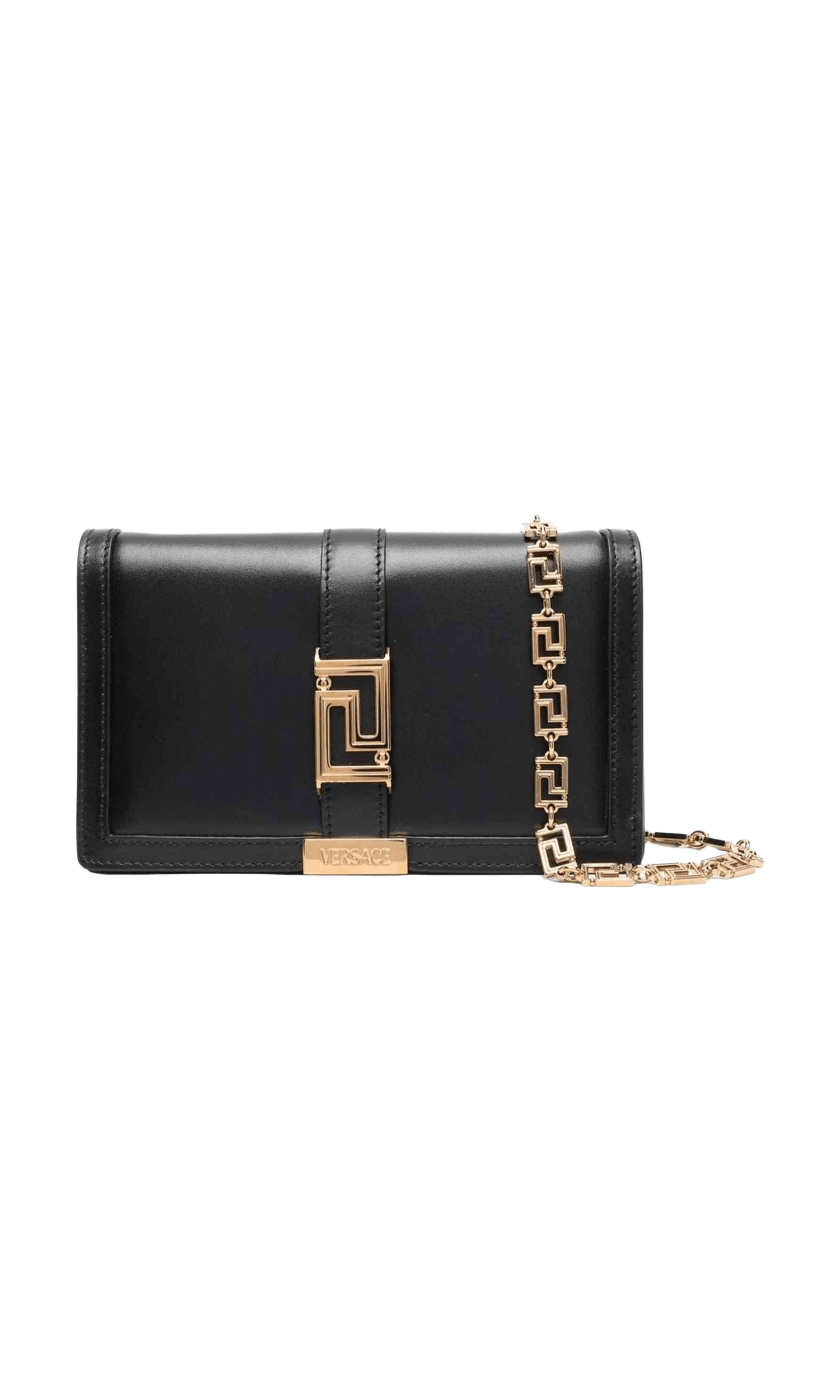 Versace Leather Greca Goddess Mini Crossbody Bag Glam Steals
