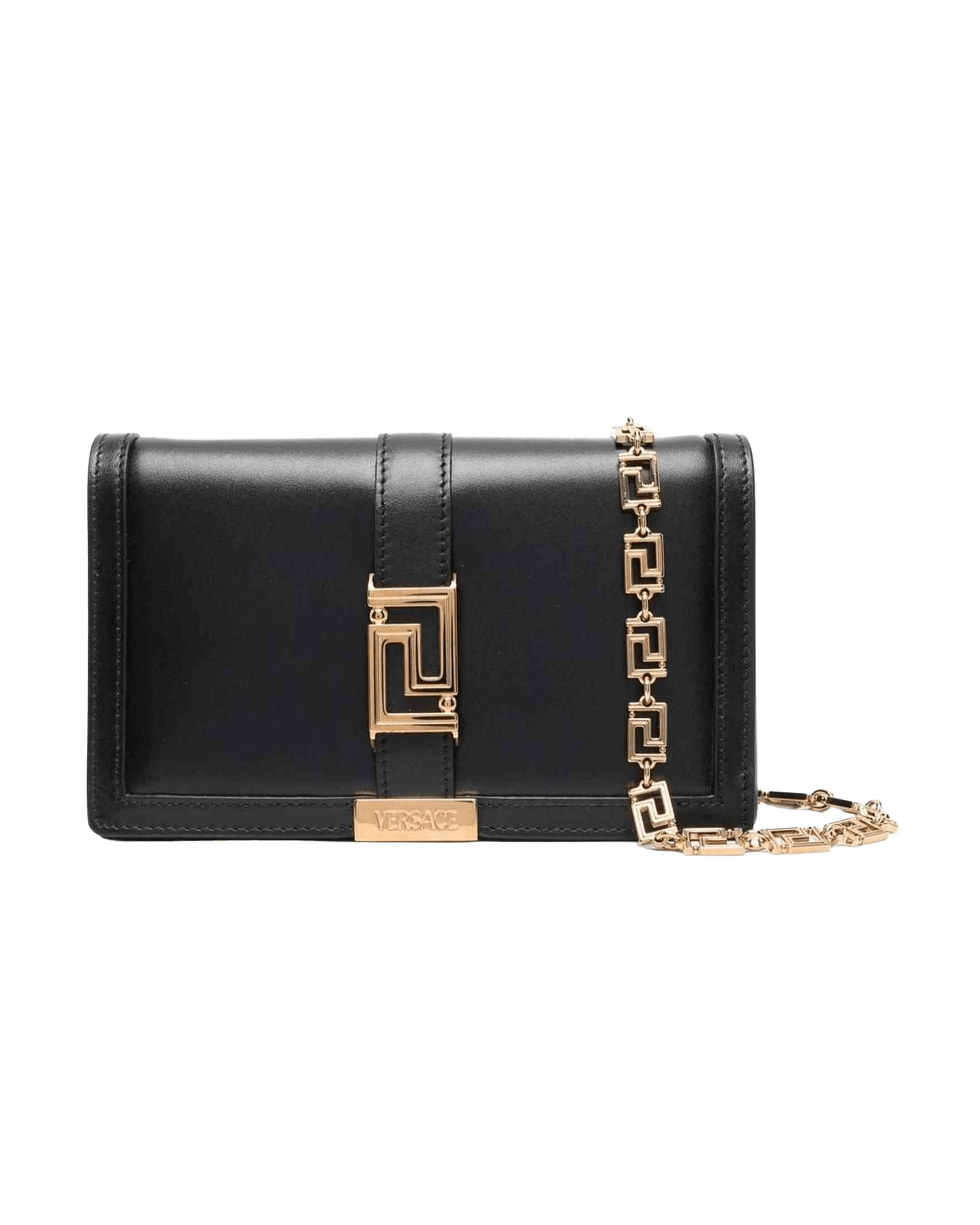 Versace Leather Greca Goddess Mini Crossbody Bag Glam Steals