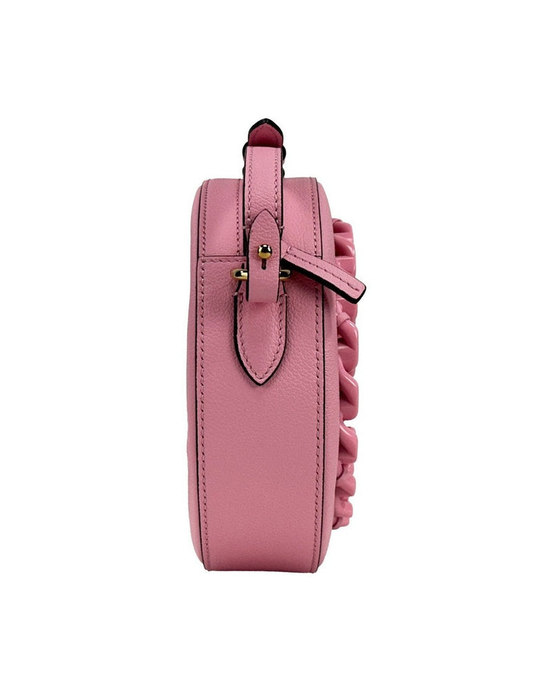 Versace Leather Round Disco Camera Case Crossbody Bag Glam Steals