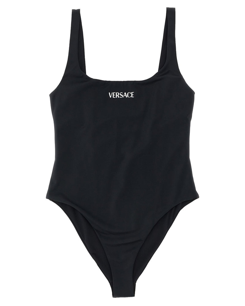 Versace Logo One Piece Swimsuit Glam Steals