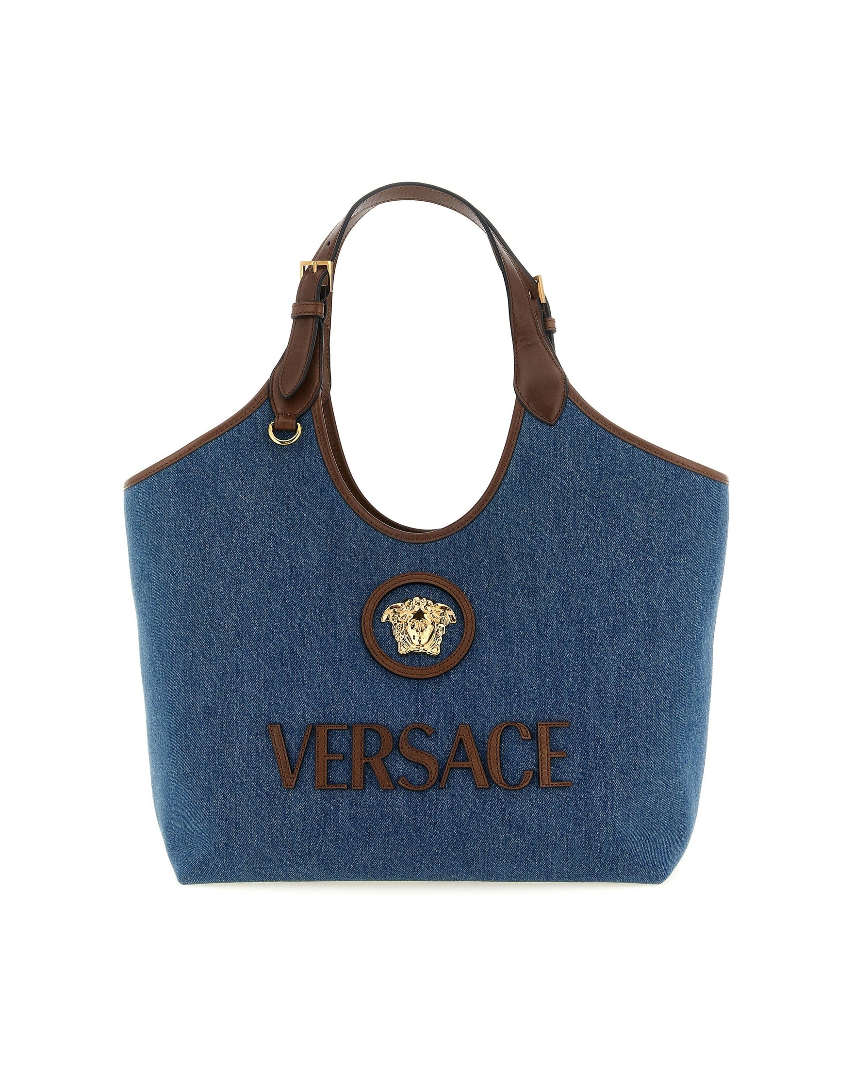 Versace Medium La Medusa Shopping Bag Glam Steals