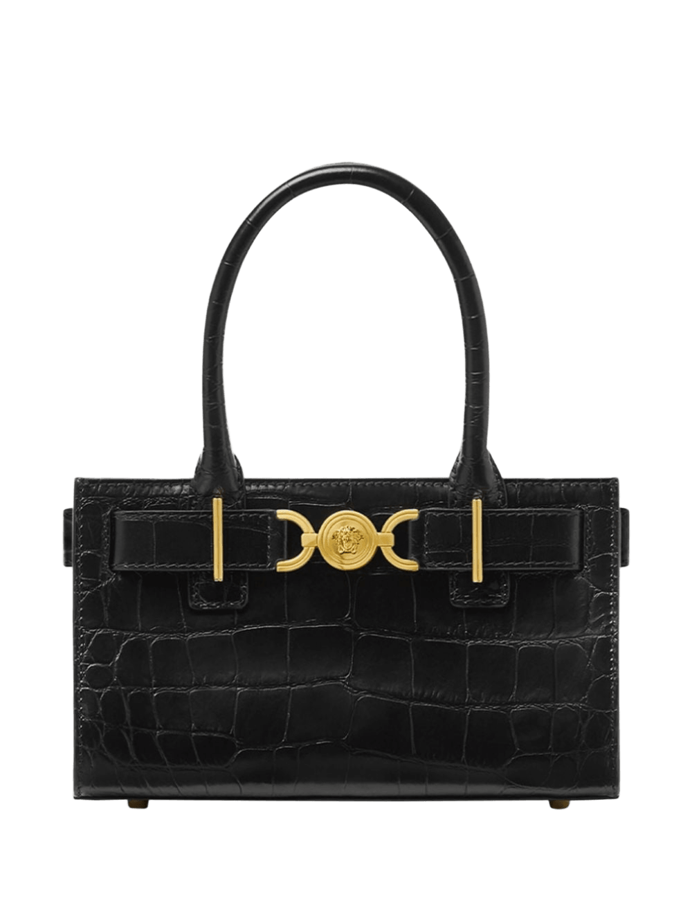 Versace Medusa 95 Croc Effect Tote Bag Glam Steals