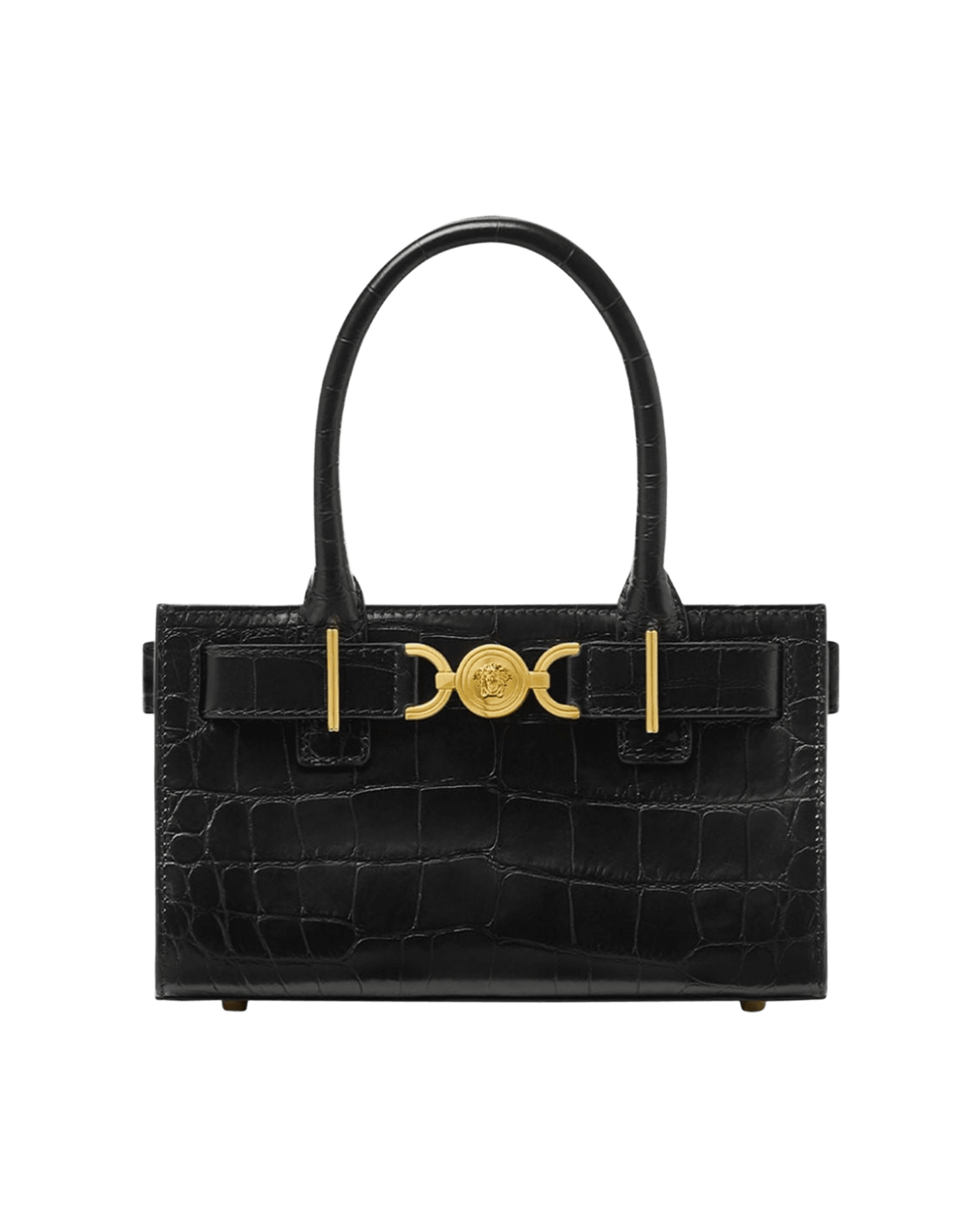 Versace Medusa 95 Croc Effect Tote Bag Glam Steals