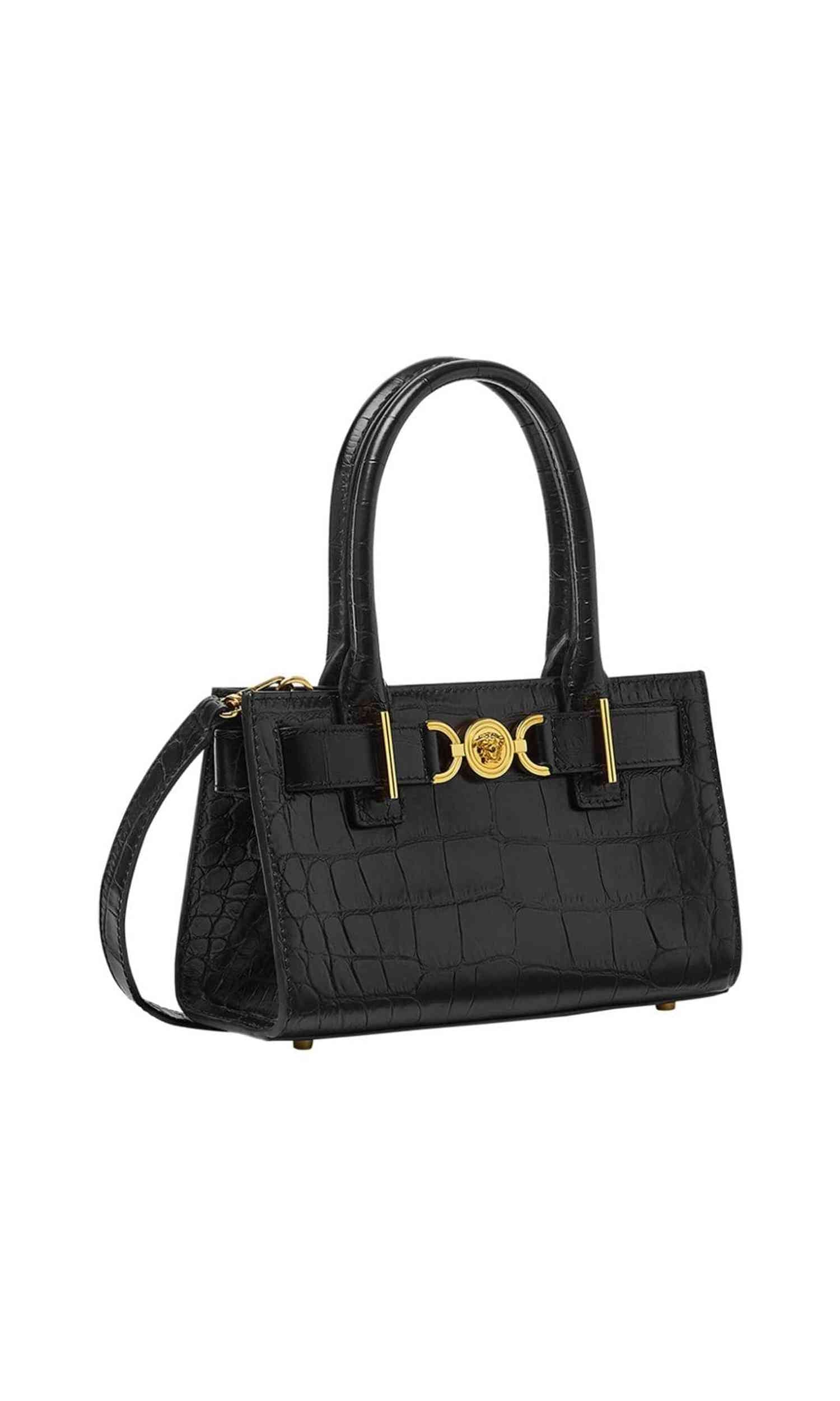 Versace Medusa 95 Croc Effect Tote Bag Glam Steals