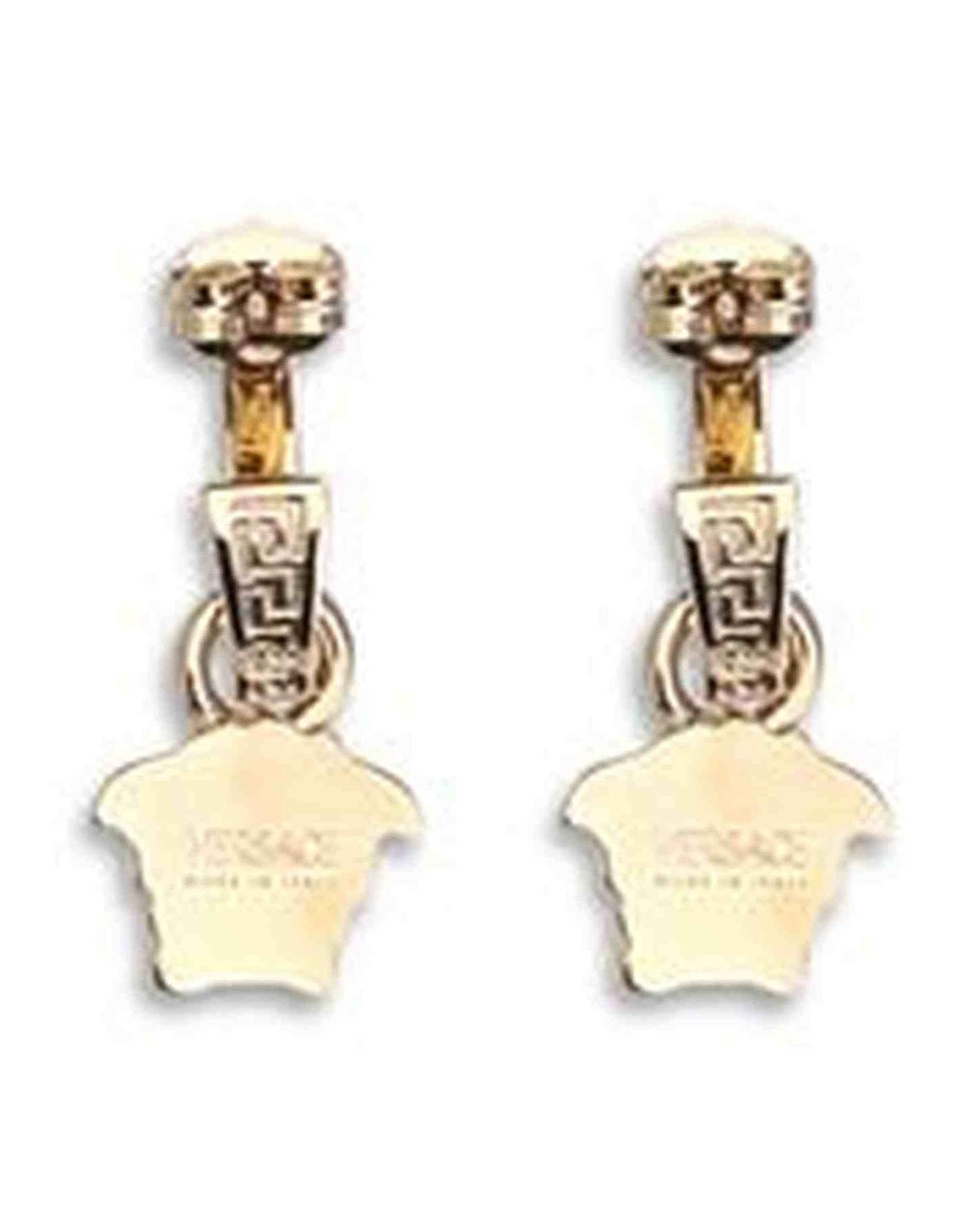 Versace Medusa Pendant Earrings Glam Steals