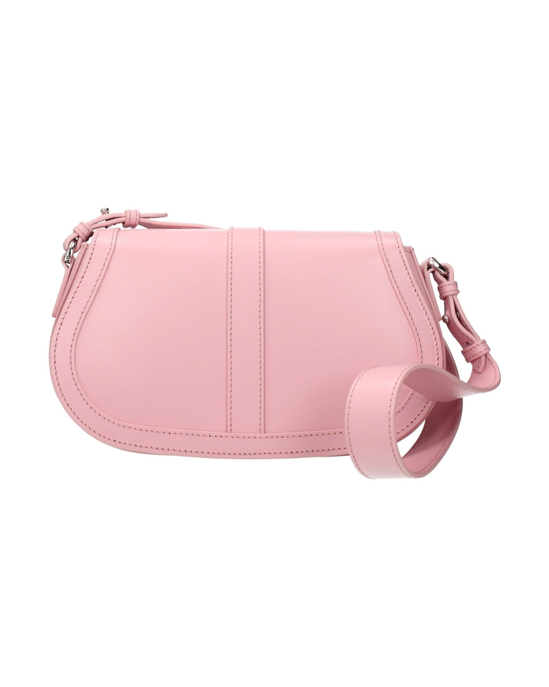 Versace Pink Leather Shoulder Bag Glam Steals