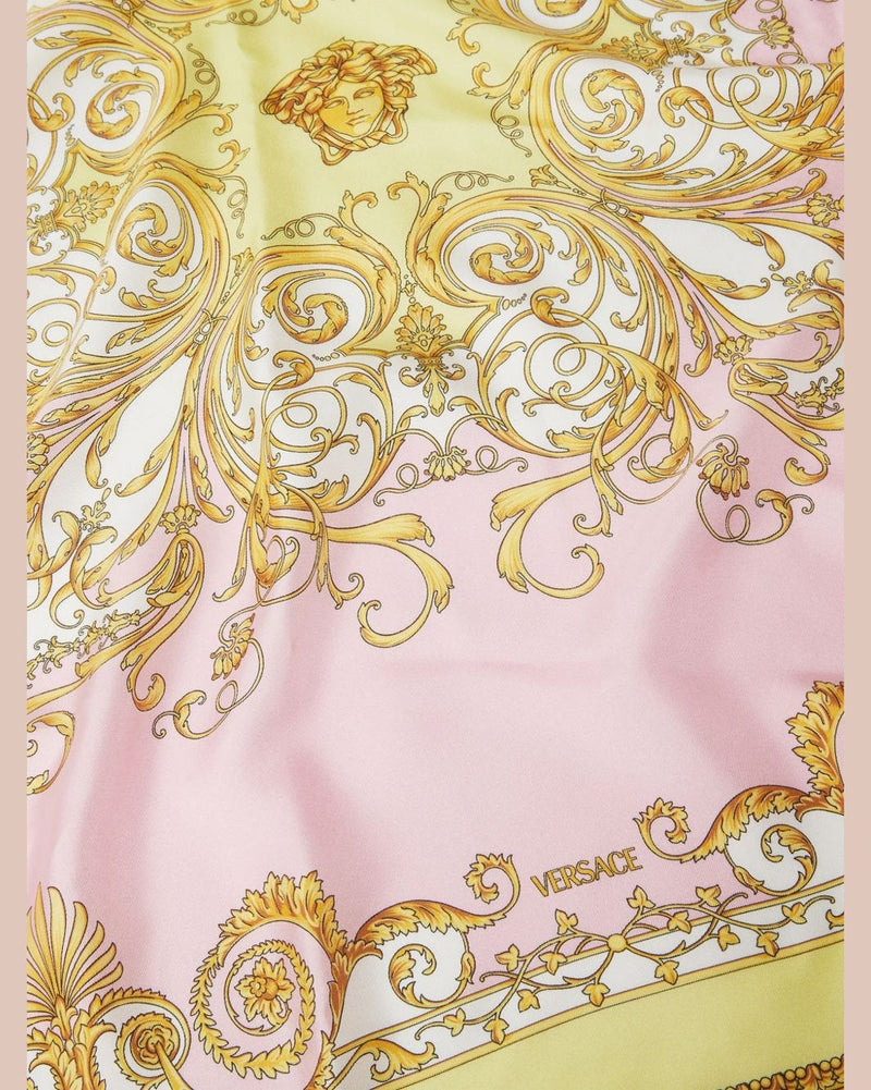 Versace Pink Scarf Scarves Hats & Gloves