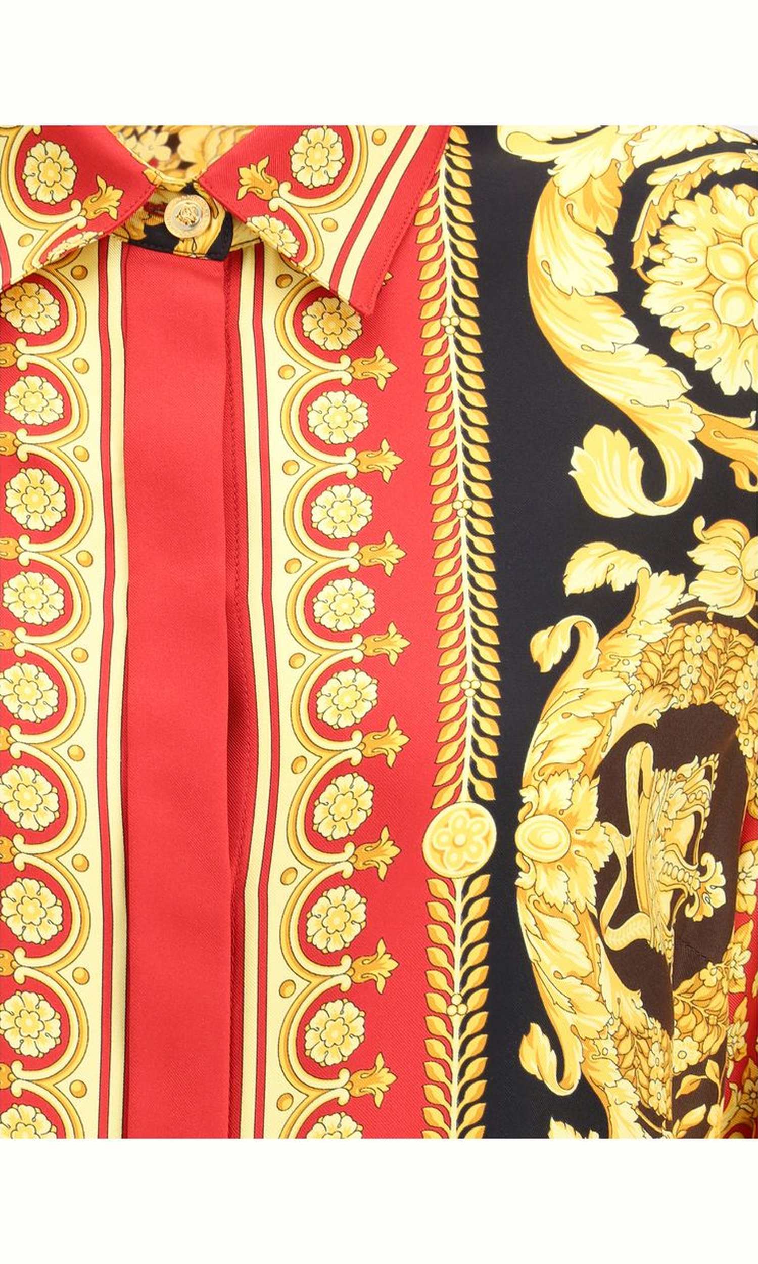 Versace Pure Silk Shirt Glam Steals