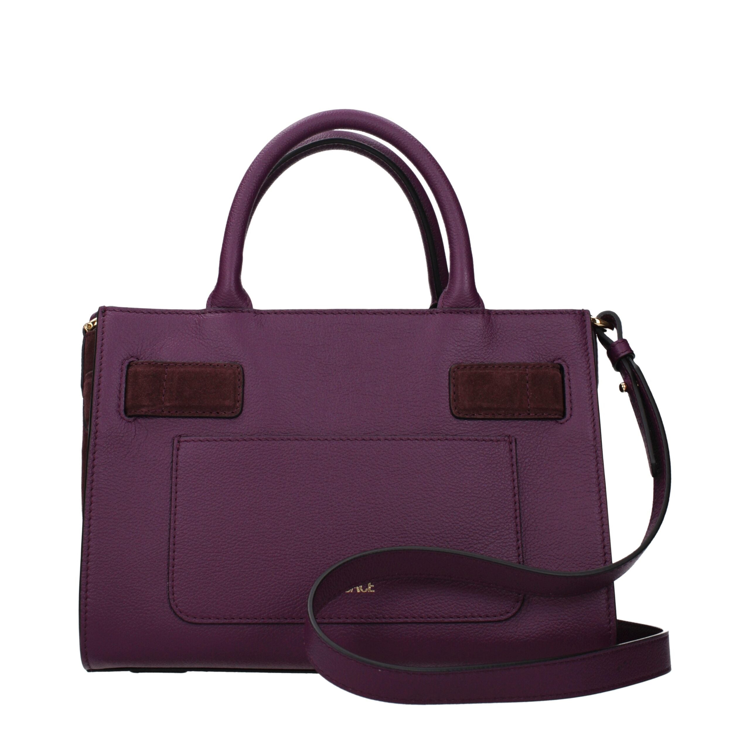 Versace Purple Leather Handbag Glam Steals