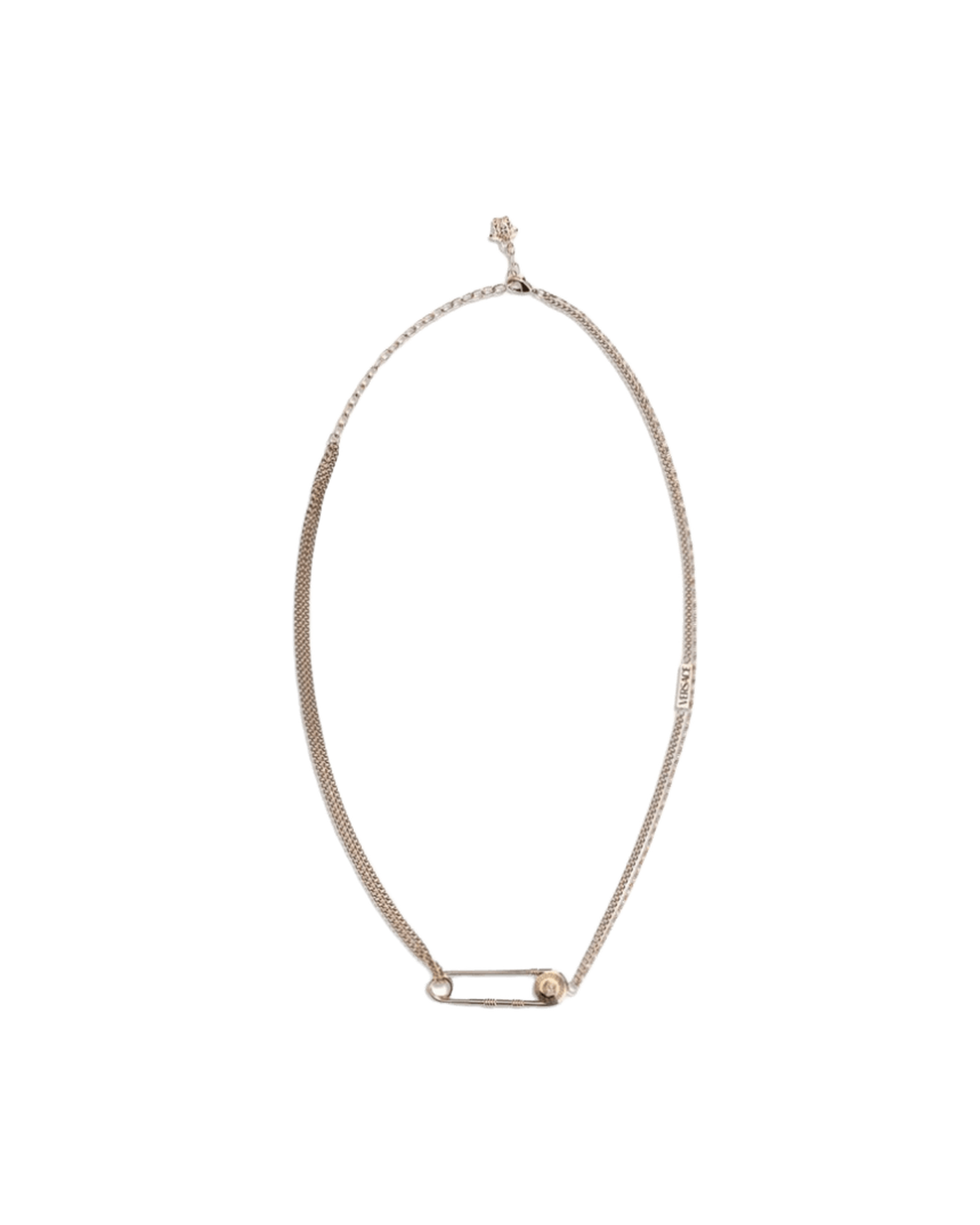 Versace Safety Pin Necklace Glam Steals