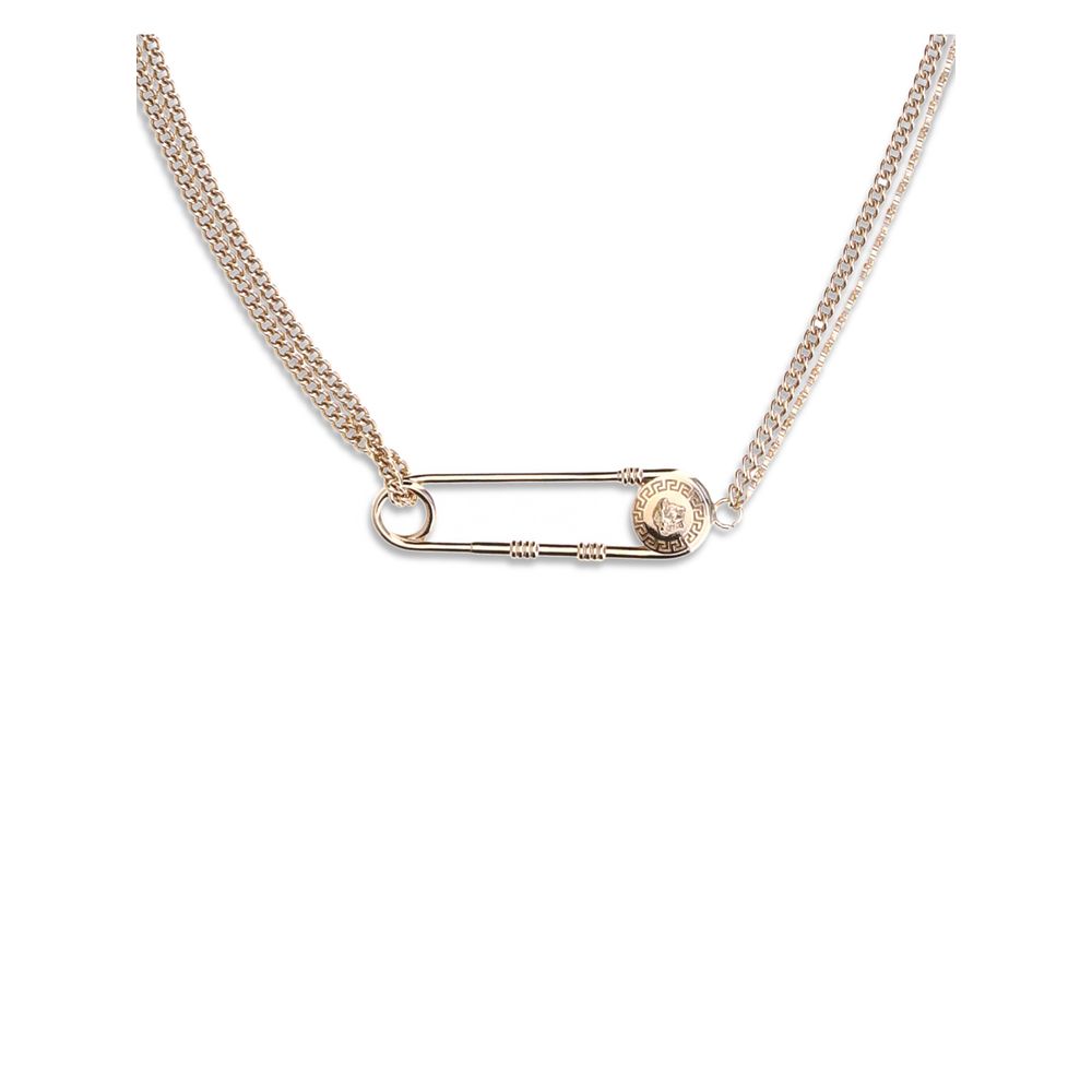 Versace Safety Pin Necklace Glam Steals